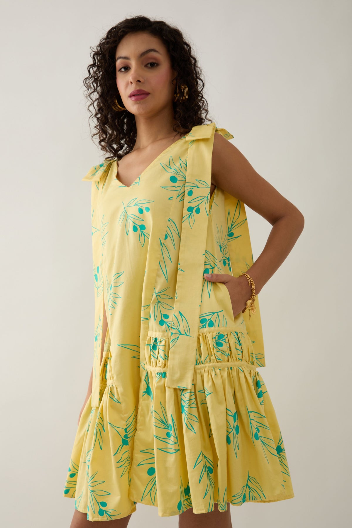 Lemon Nubra Dress
