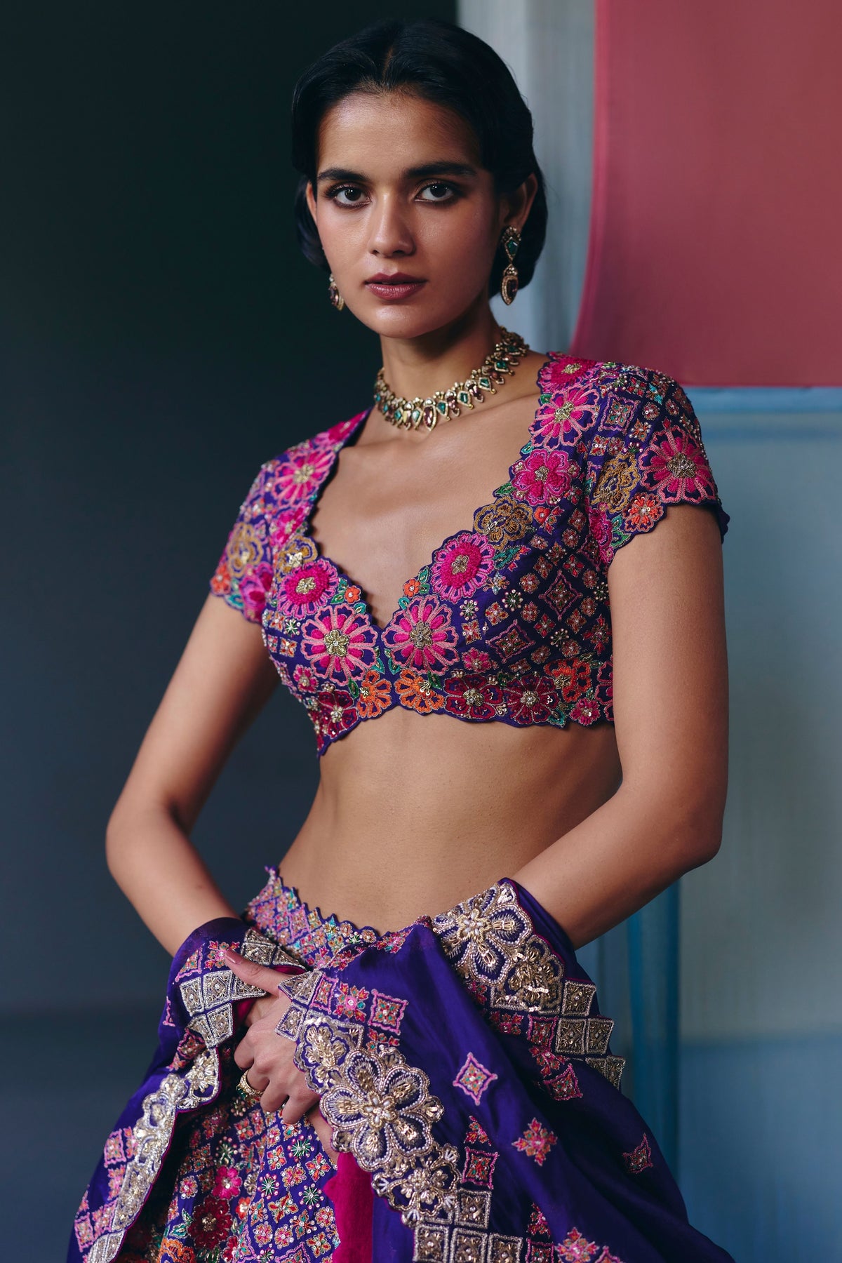 Hamsa Lehenga Set