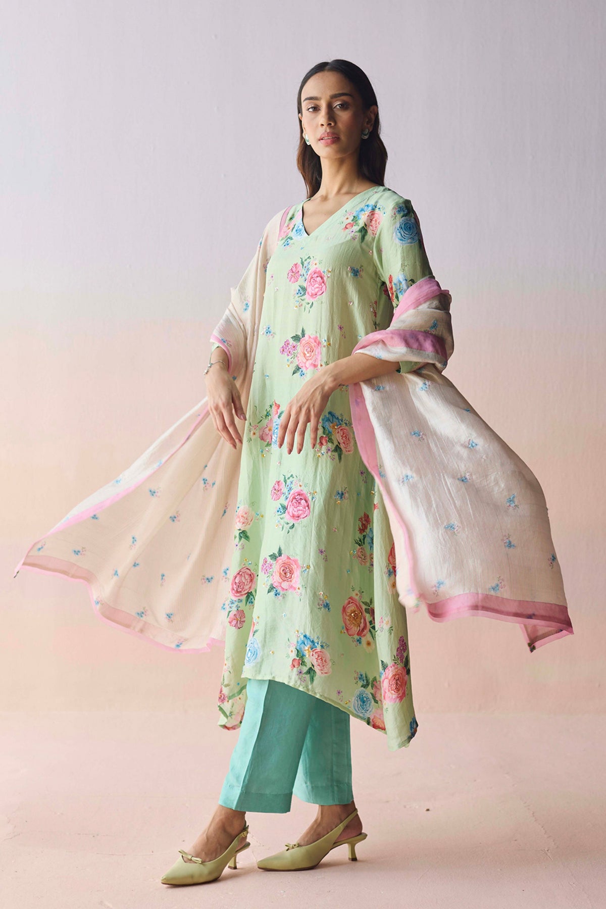 Soulflower Pink Dupatta