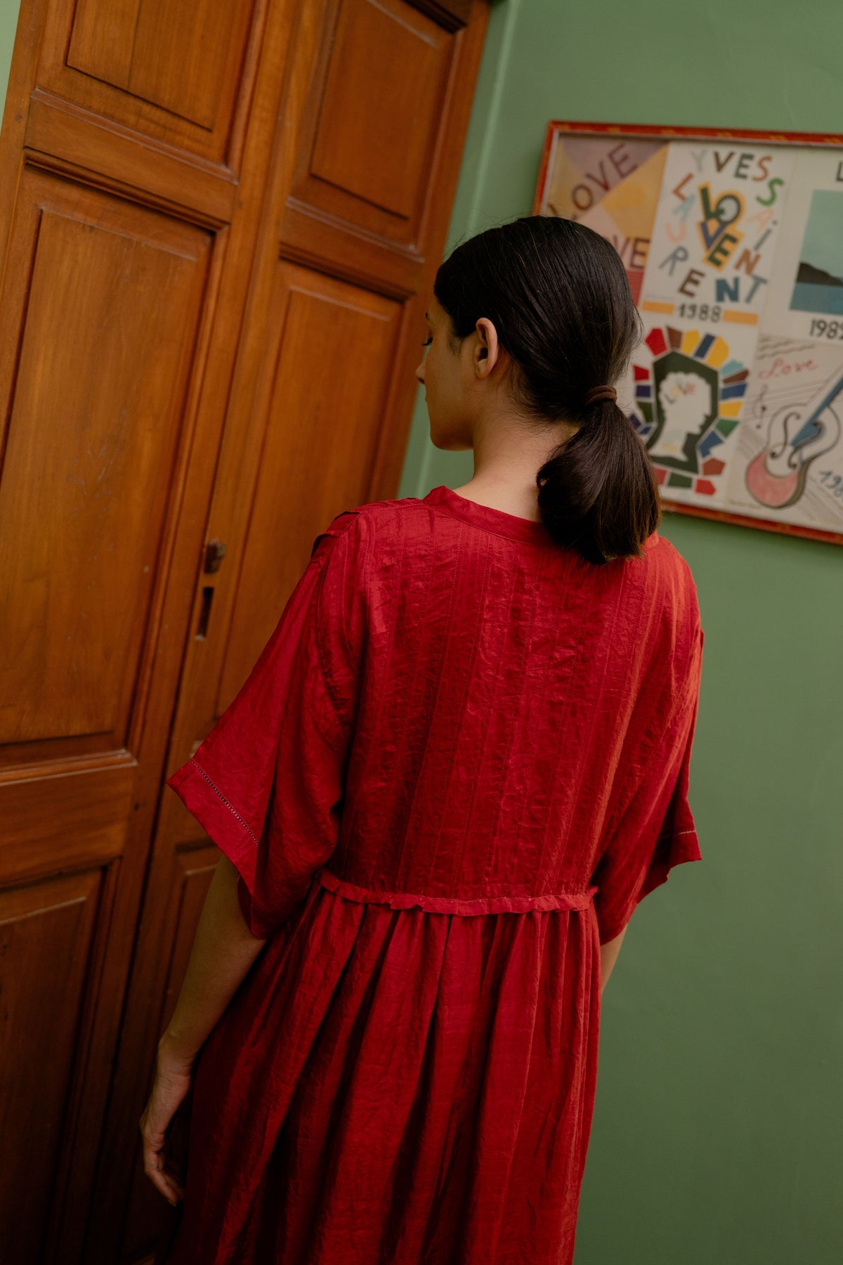 Crimson Liz Dress