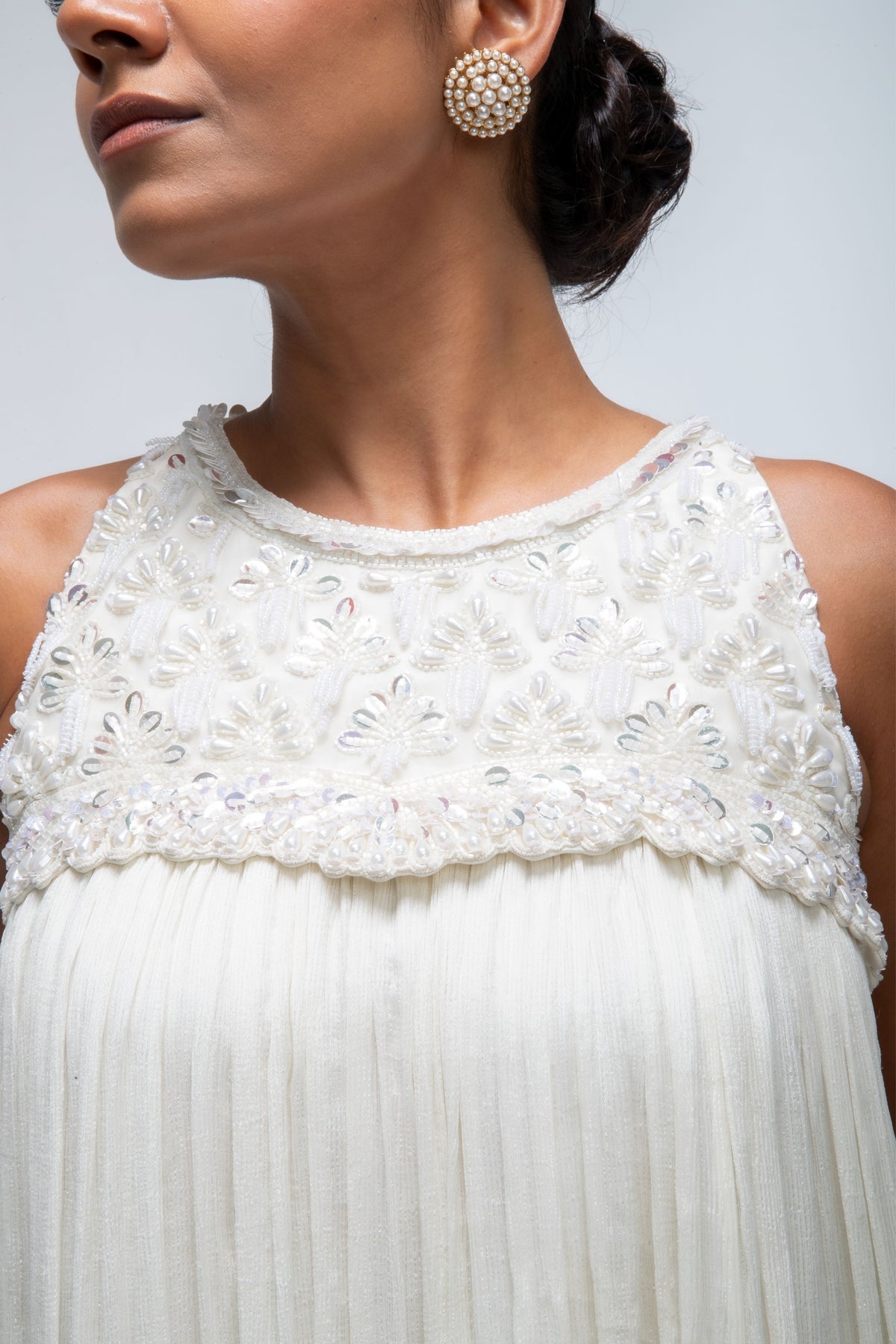 Ivory Illume Glow Sharara Set