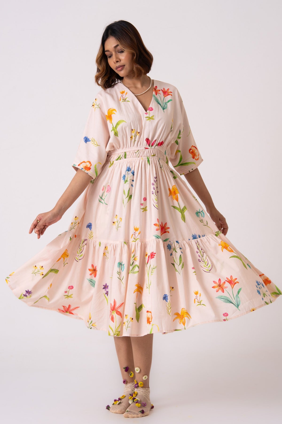 Noor Floral Charm Dress