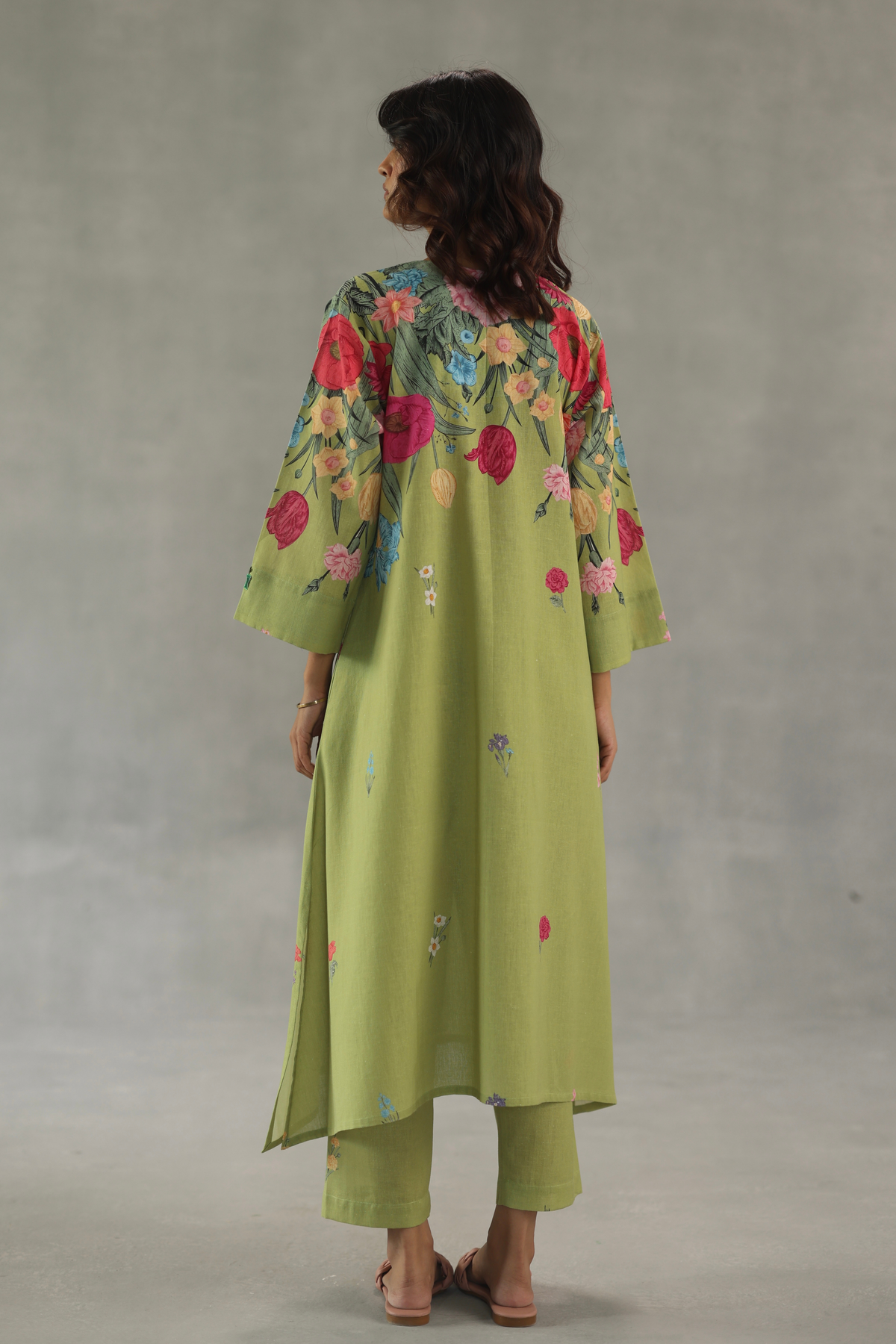 Green Lliy Dew Kurta Set