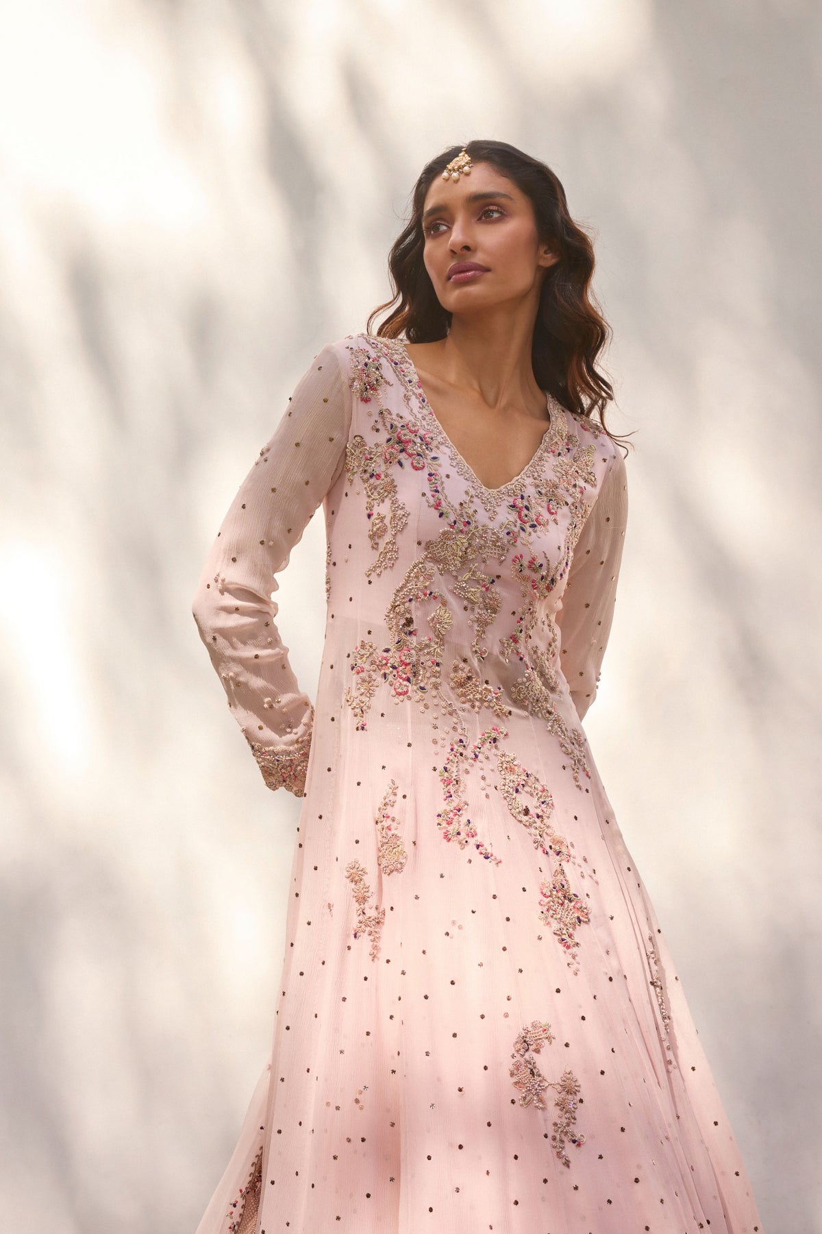 Ekra Silk Chiffon Kalidar Set