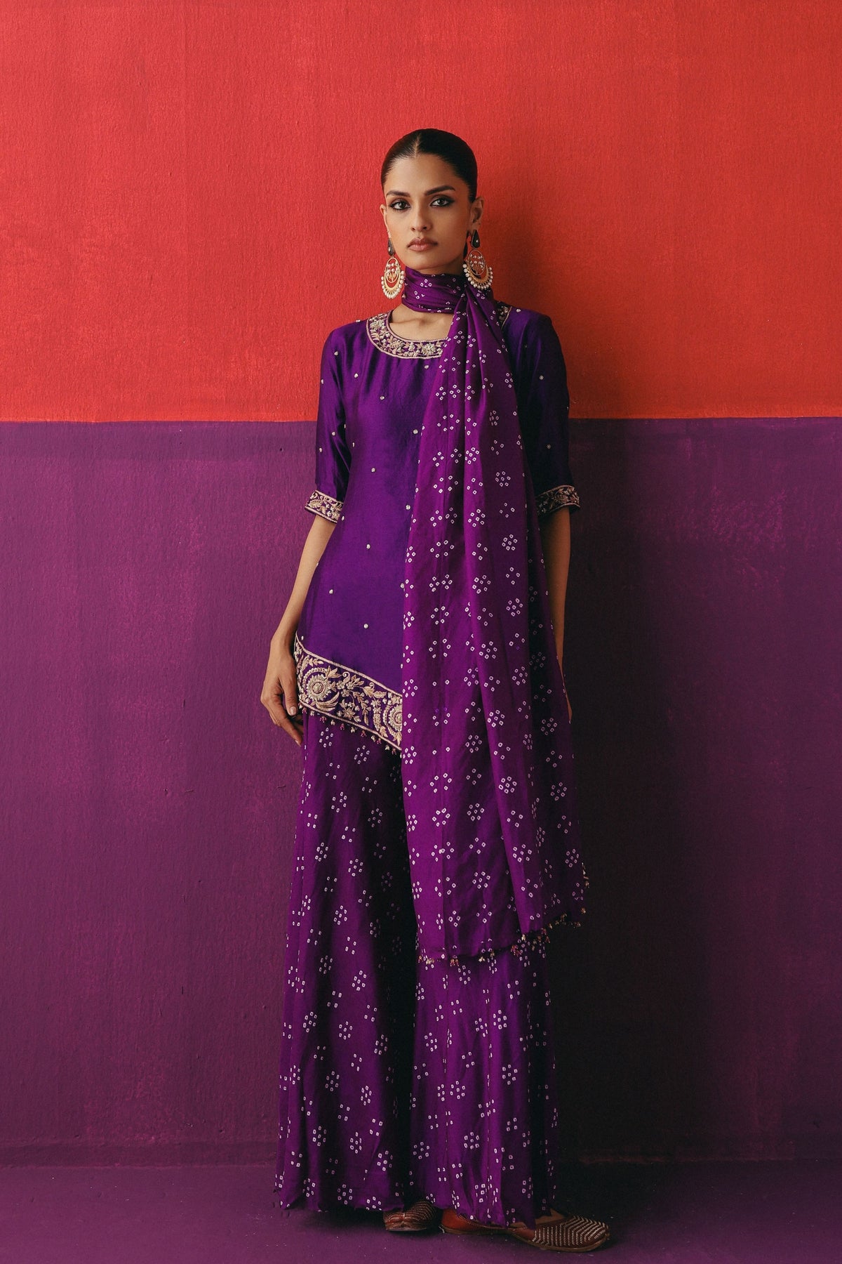 Bandhani Sharara Set
