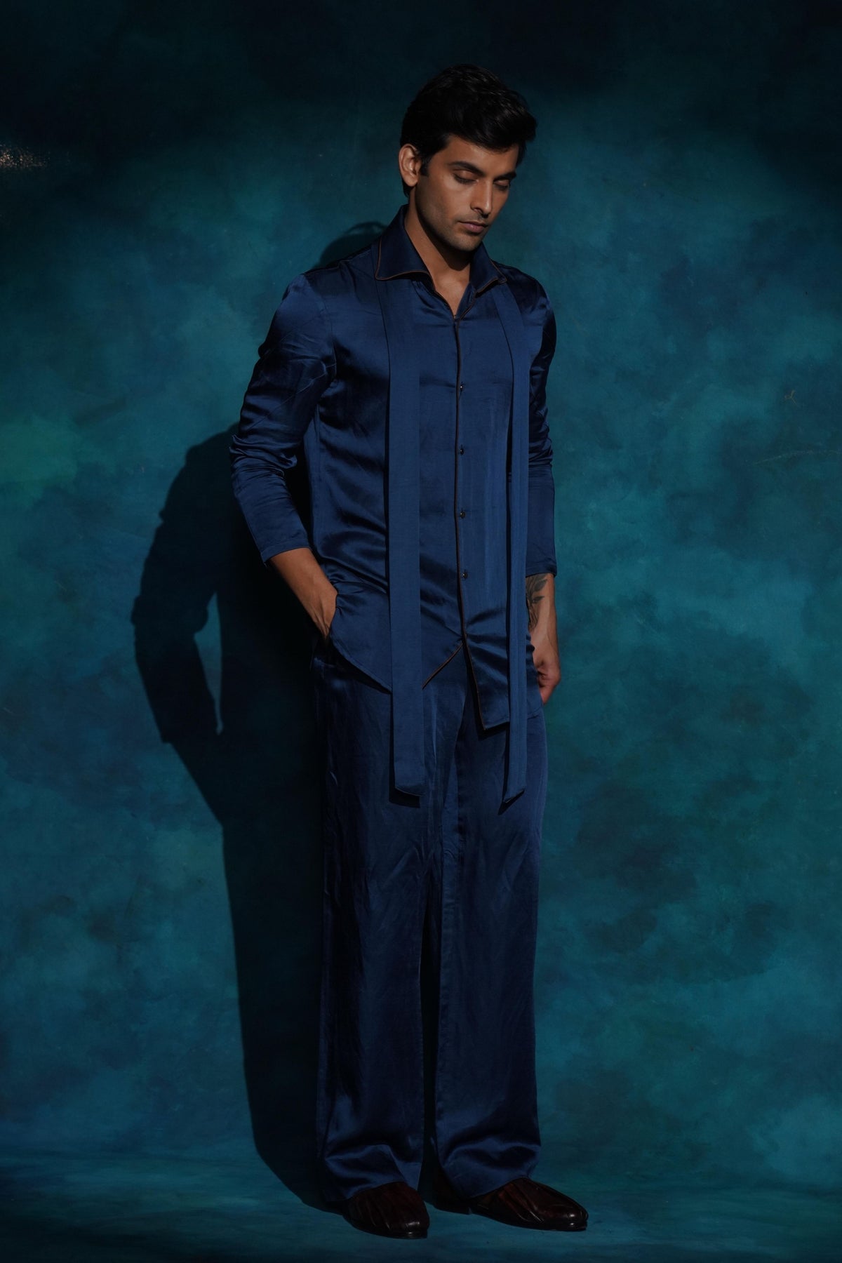 Classic Teal Shirt Set