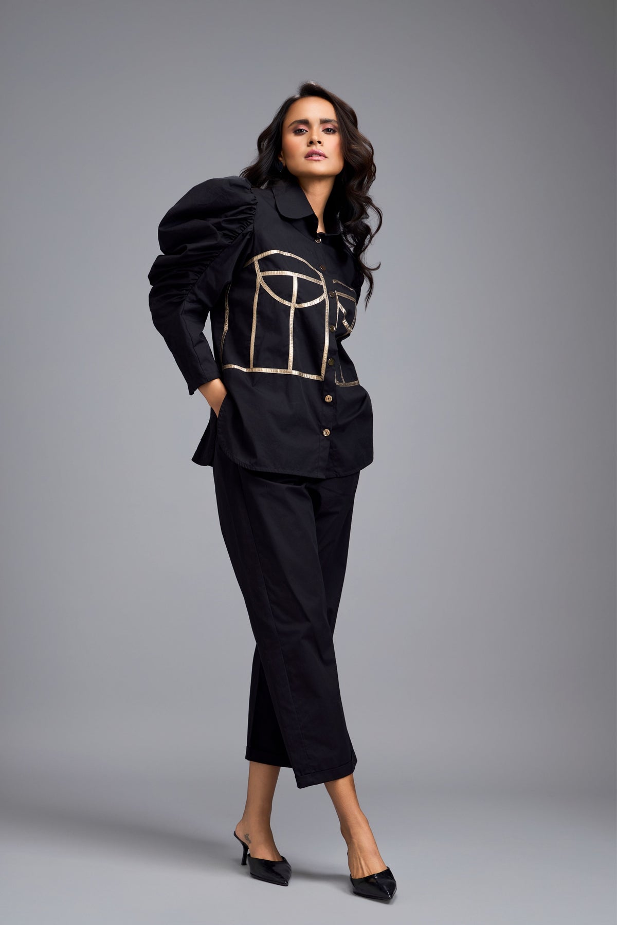 Eclipse Puff Sleeves Co-ord Set