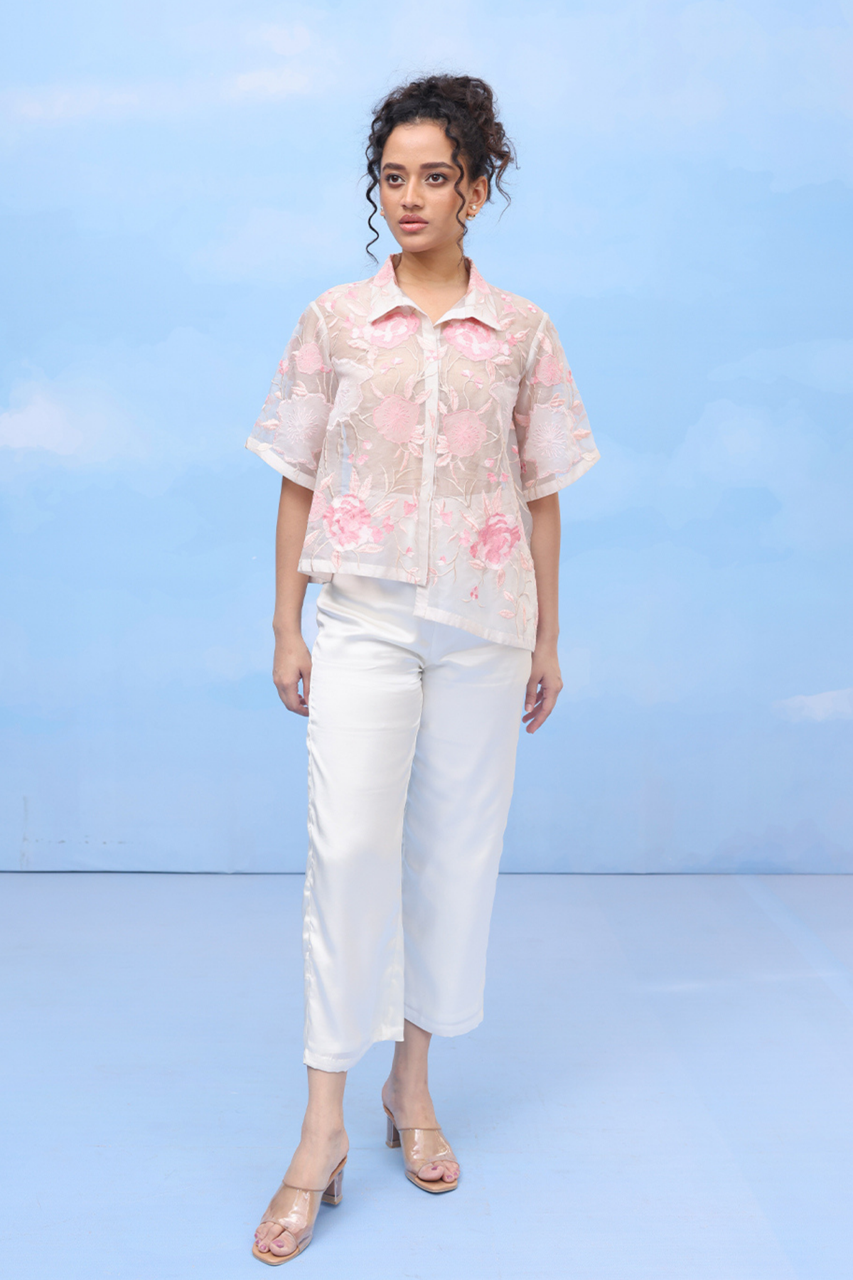 Sweet Dawn Cherry Blossom Shirt