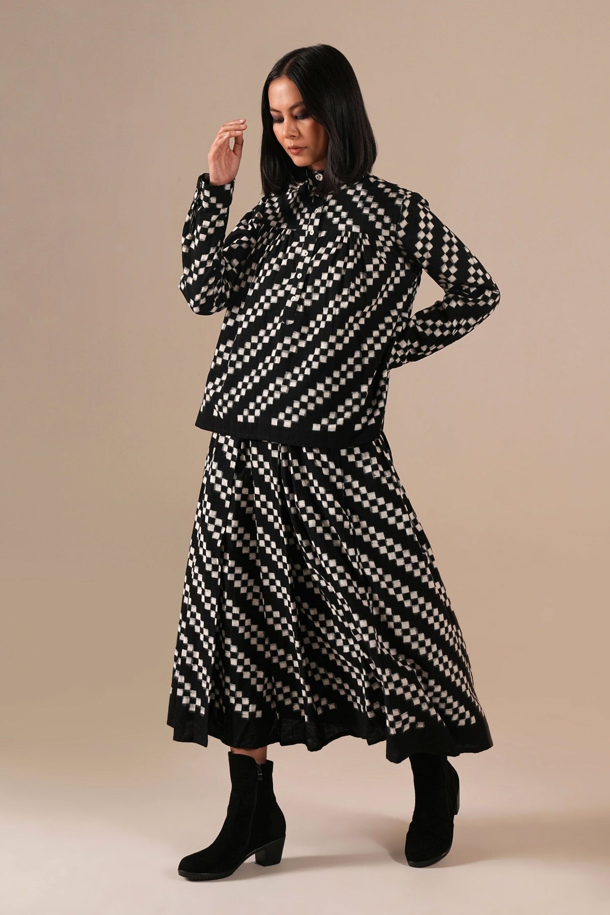 Slate Skirt Set
