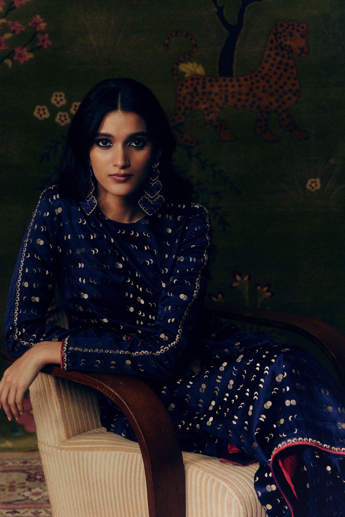 Moon Sapphire Kurta Set