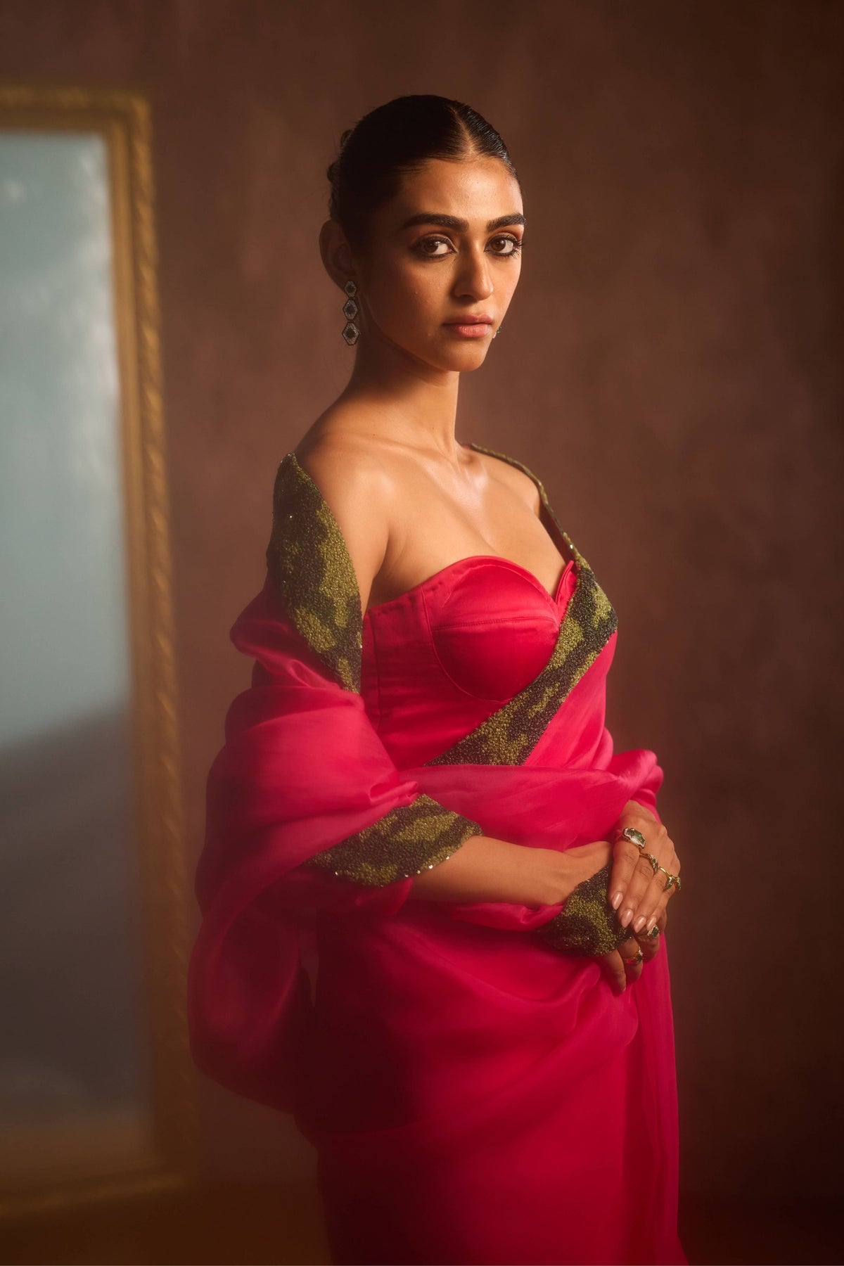 Rani Pink Serpentika Saree