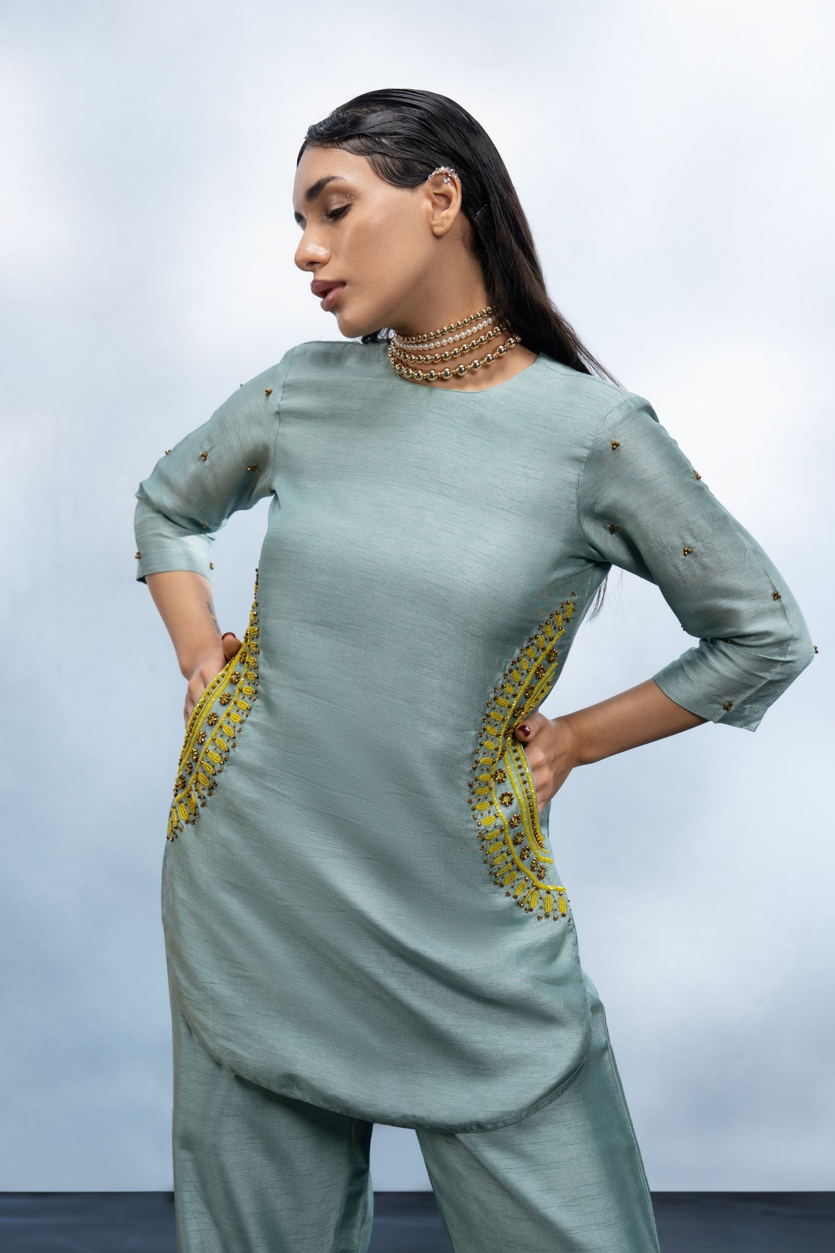 Dusty Aqua Co-Ord Set