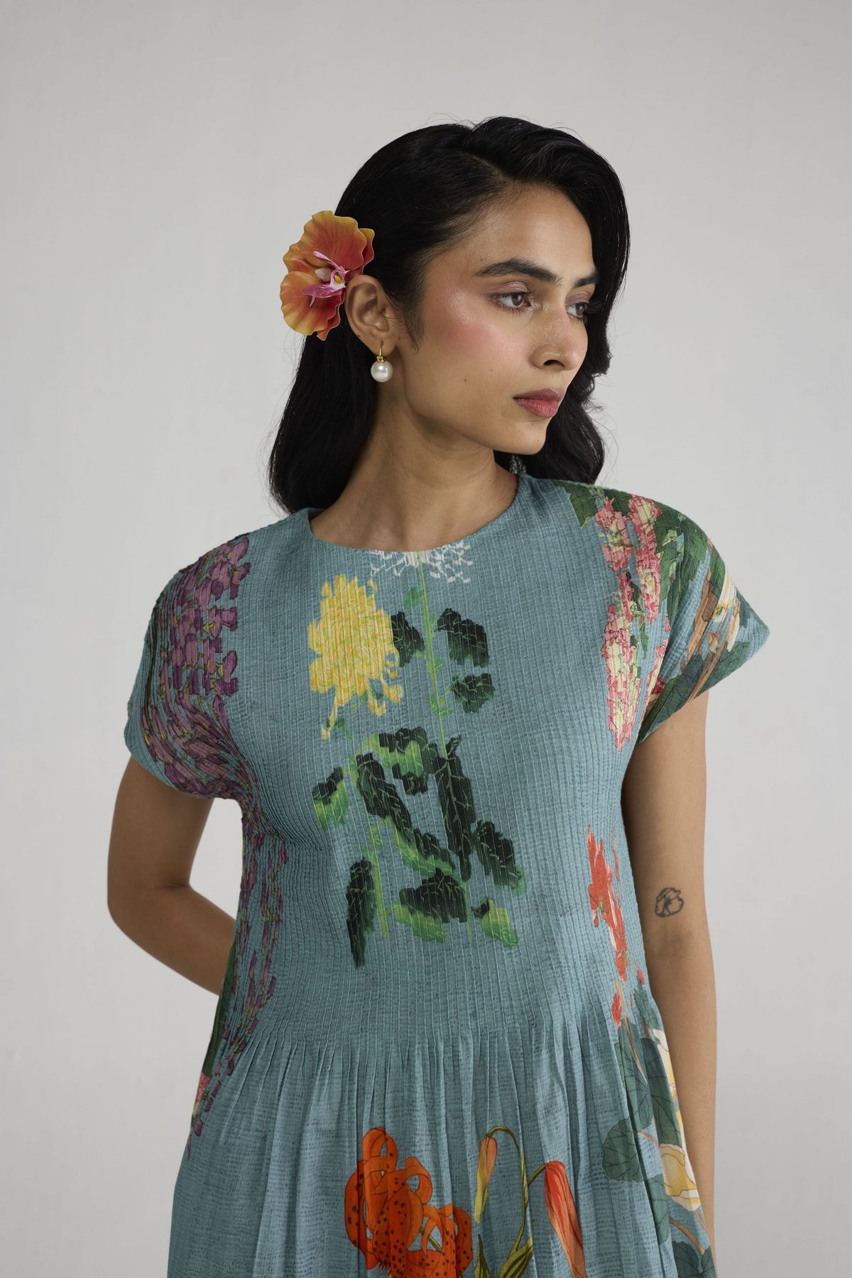 Itsuki Pintucks Dress