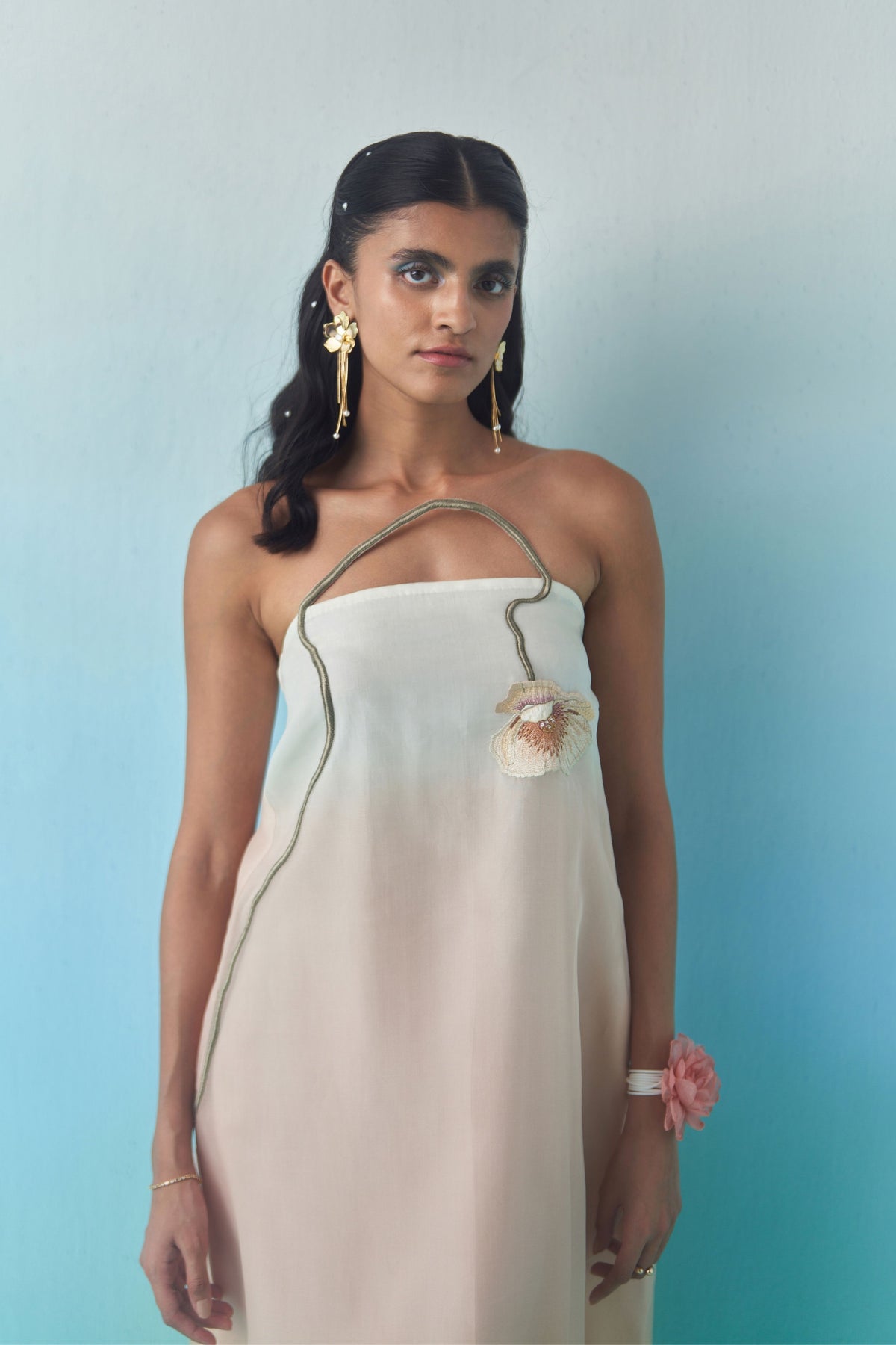 Peach Sorbet Tube Dress