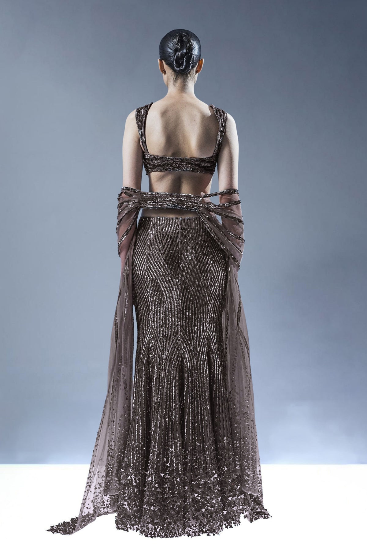 Starlit Cascade Lehenga Set