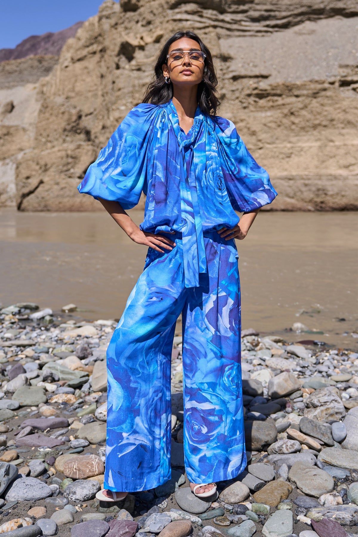 Floral Printed Pant Set