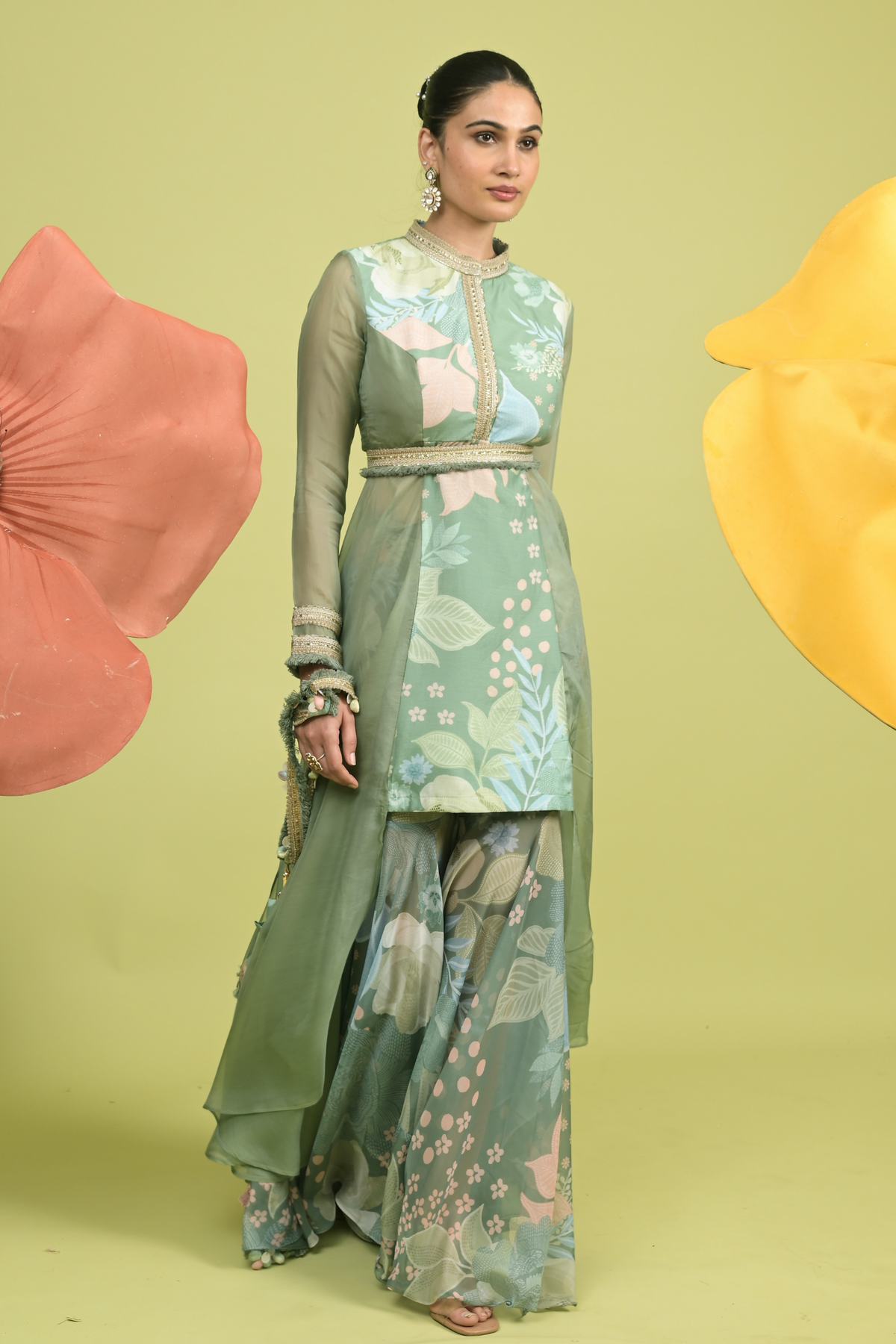 Moss Melody Kurta Set