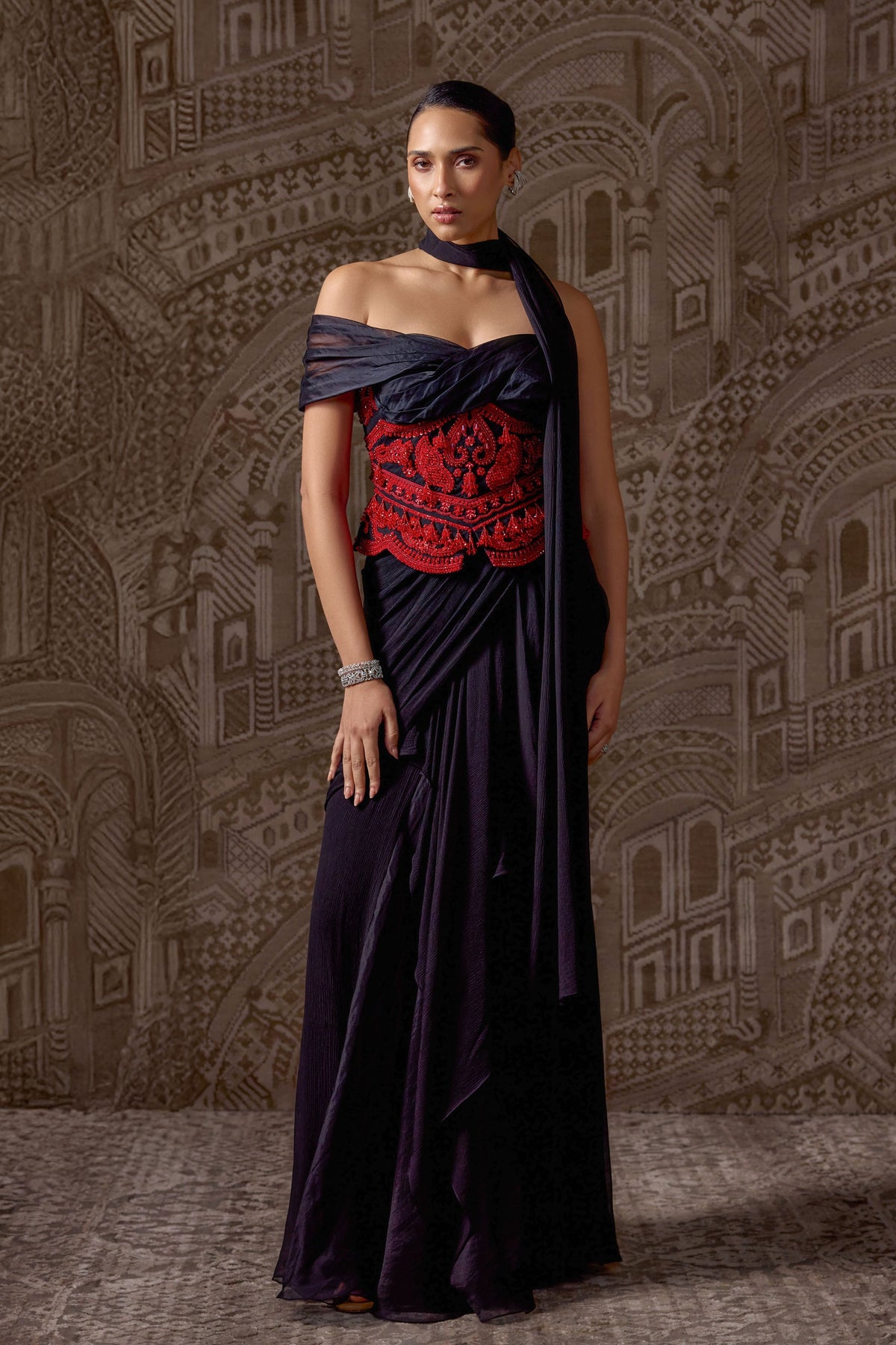 Gilded Saree Set