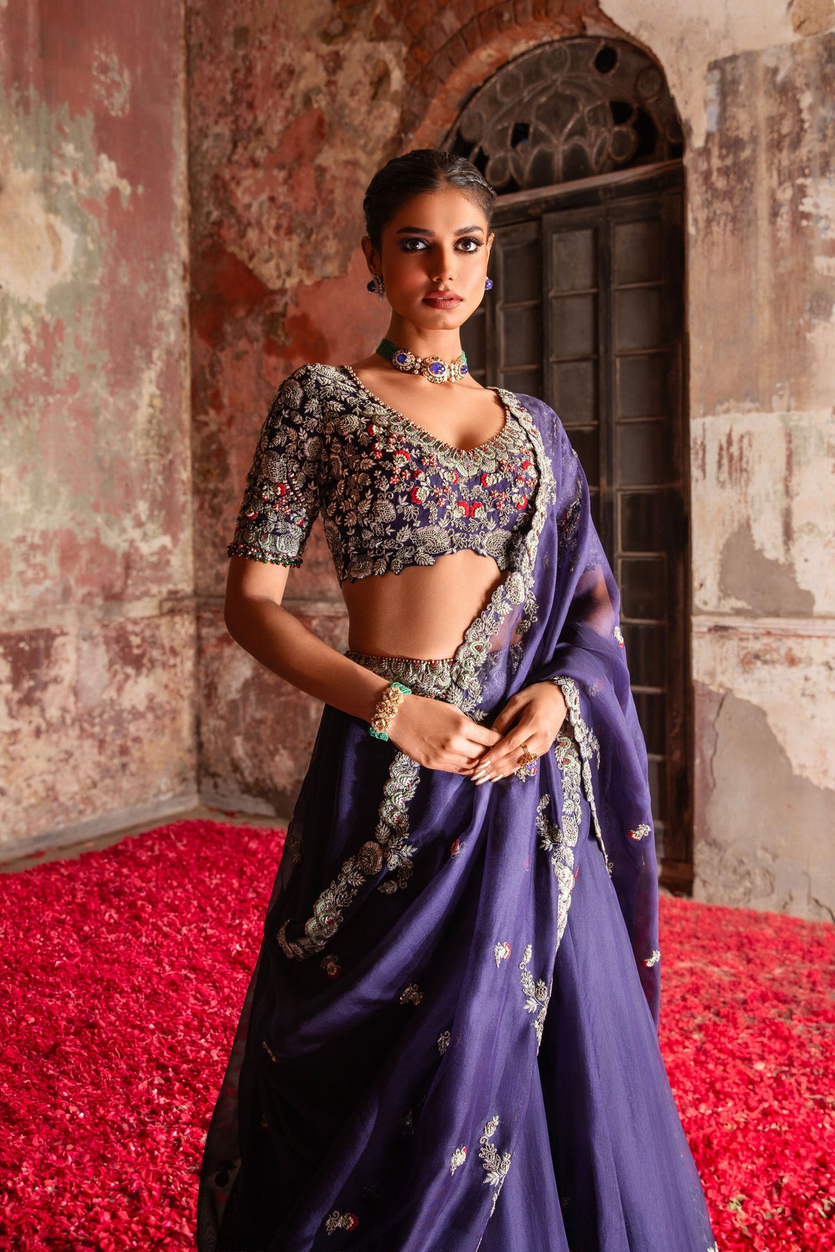 Purple Lehenga Set