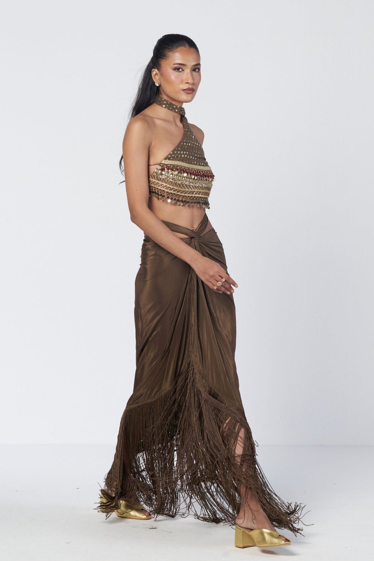Olive Bebo Skirt Set