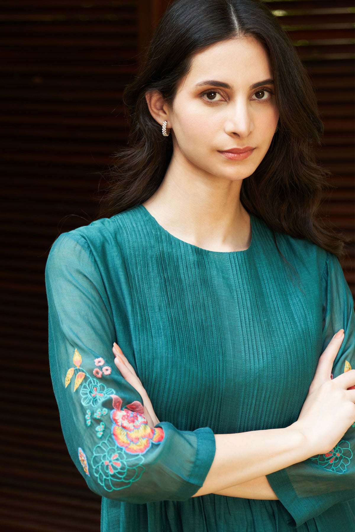 Emerald Floral Kurta