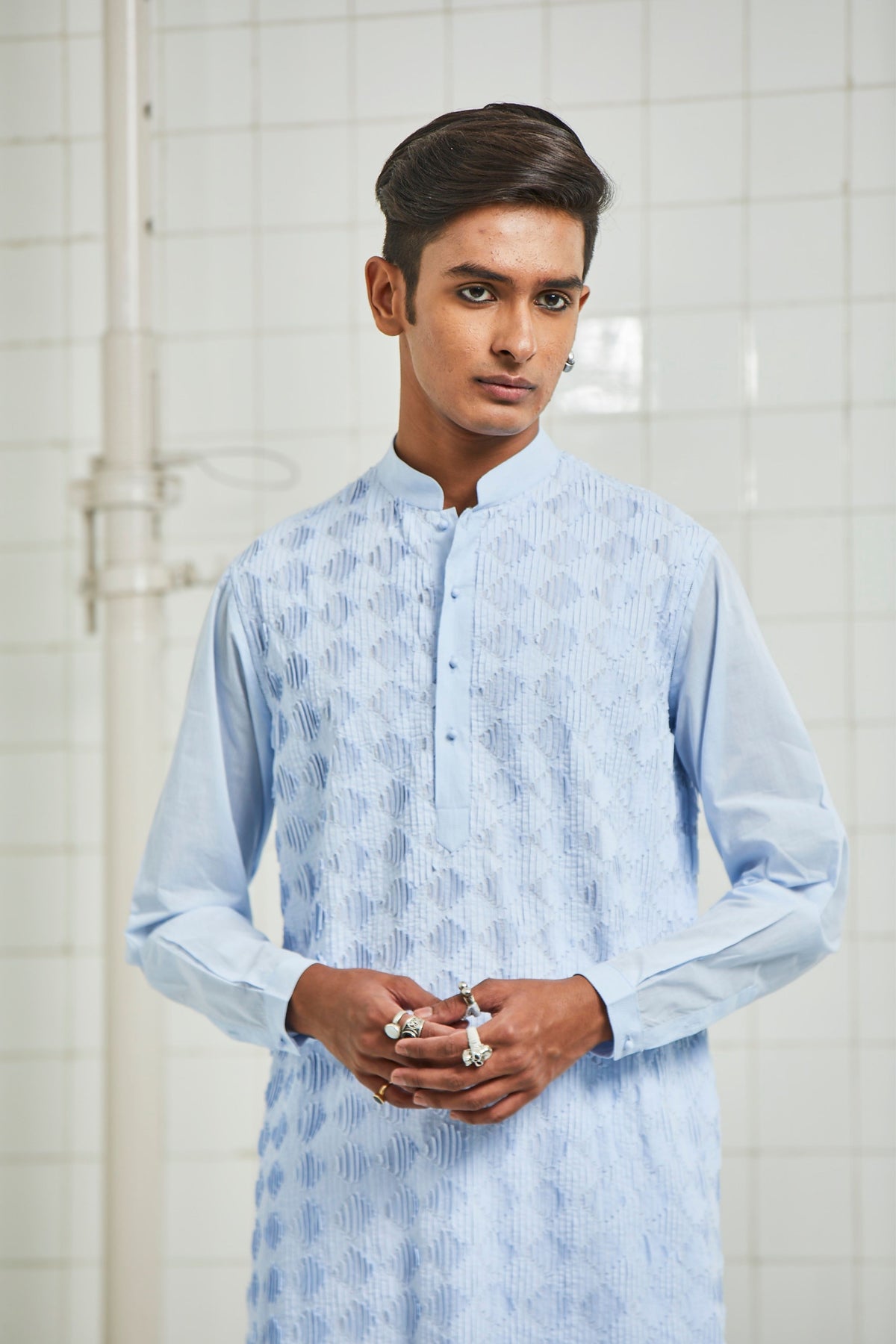 Balotra Textured Kurta Set