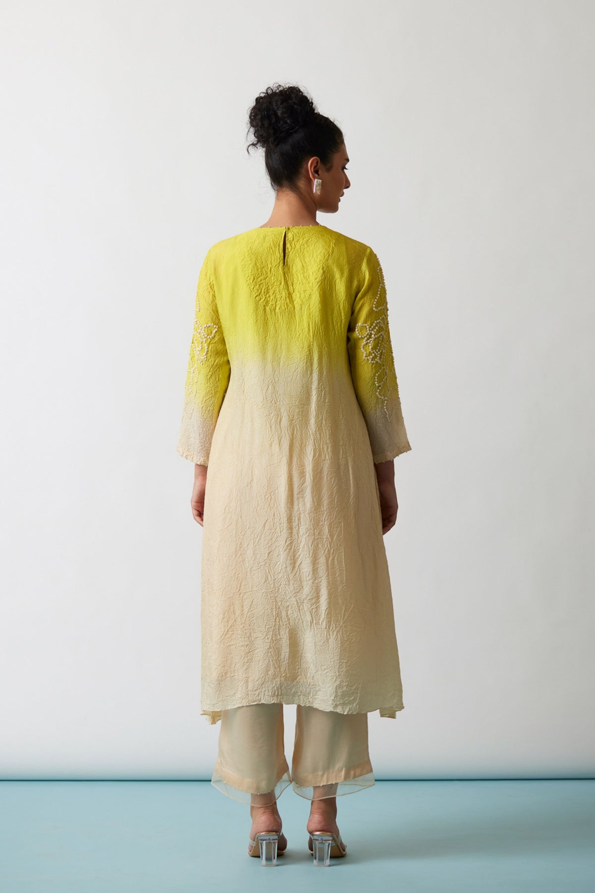 Citrene Ombre Kurta Set