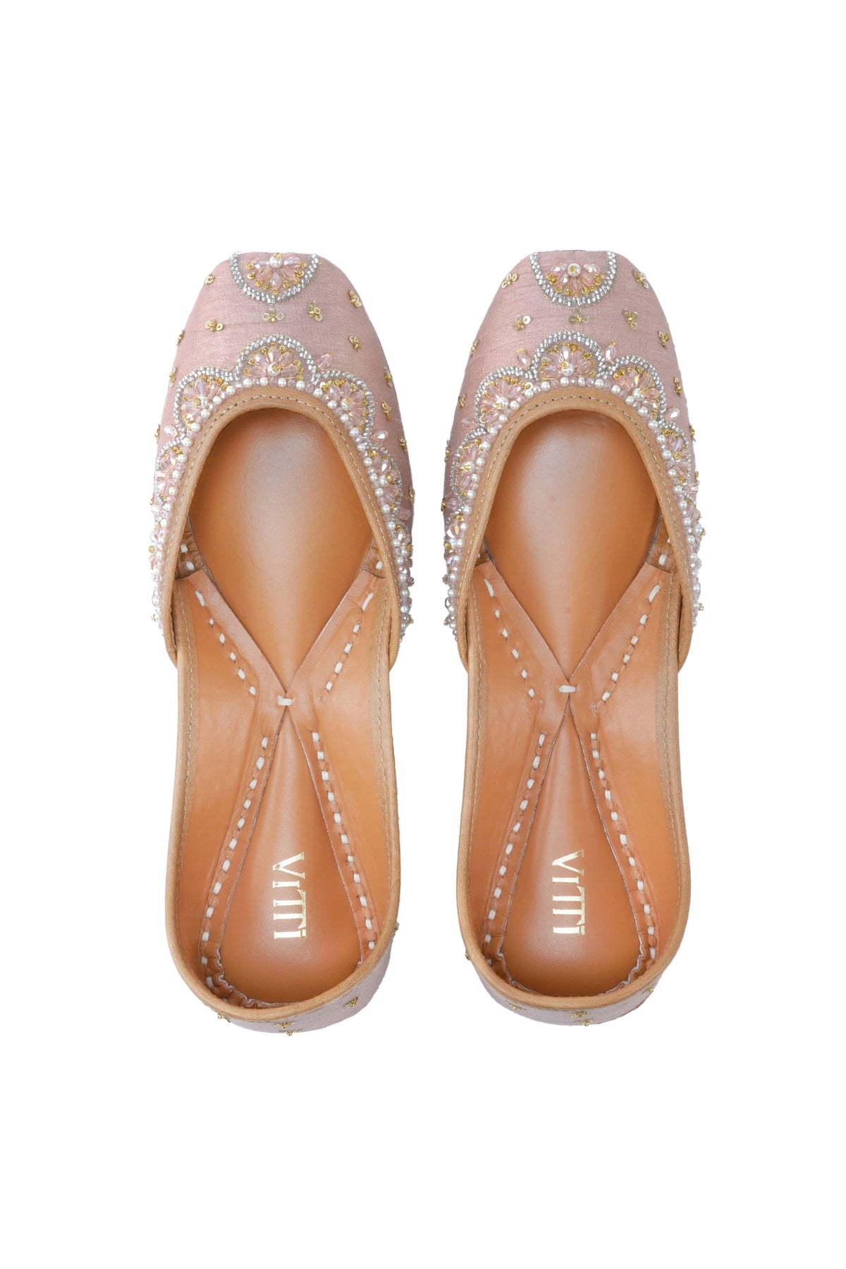Meher Pastel Pink Juttis
