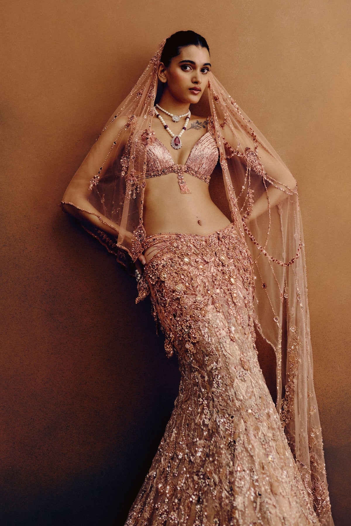 Amberlux Cocktail Lehenga Set