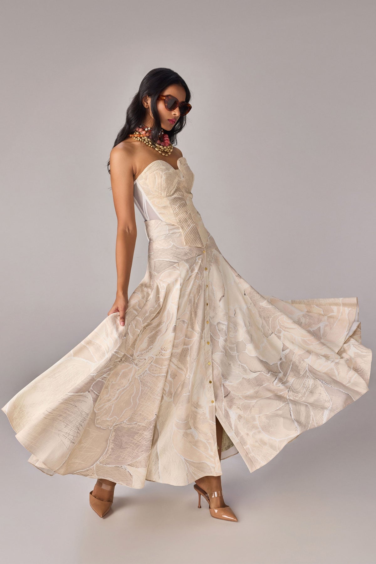 Dull Scratch Ziva Maxi Skirt