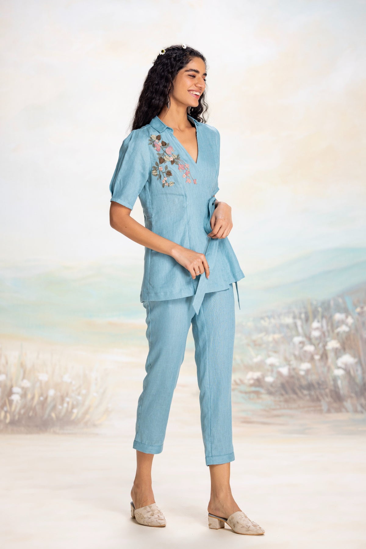 Tsukiyama Ira Lake Co-ord Set