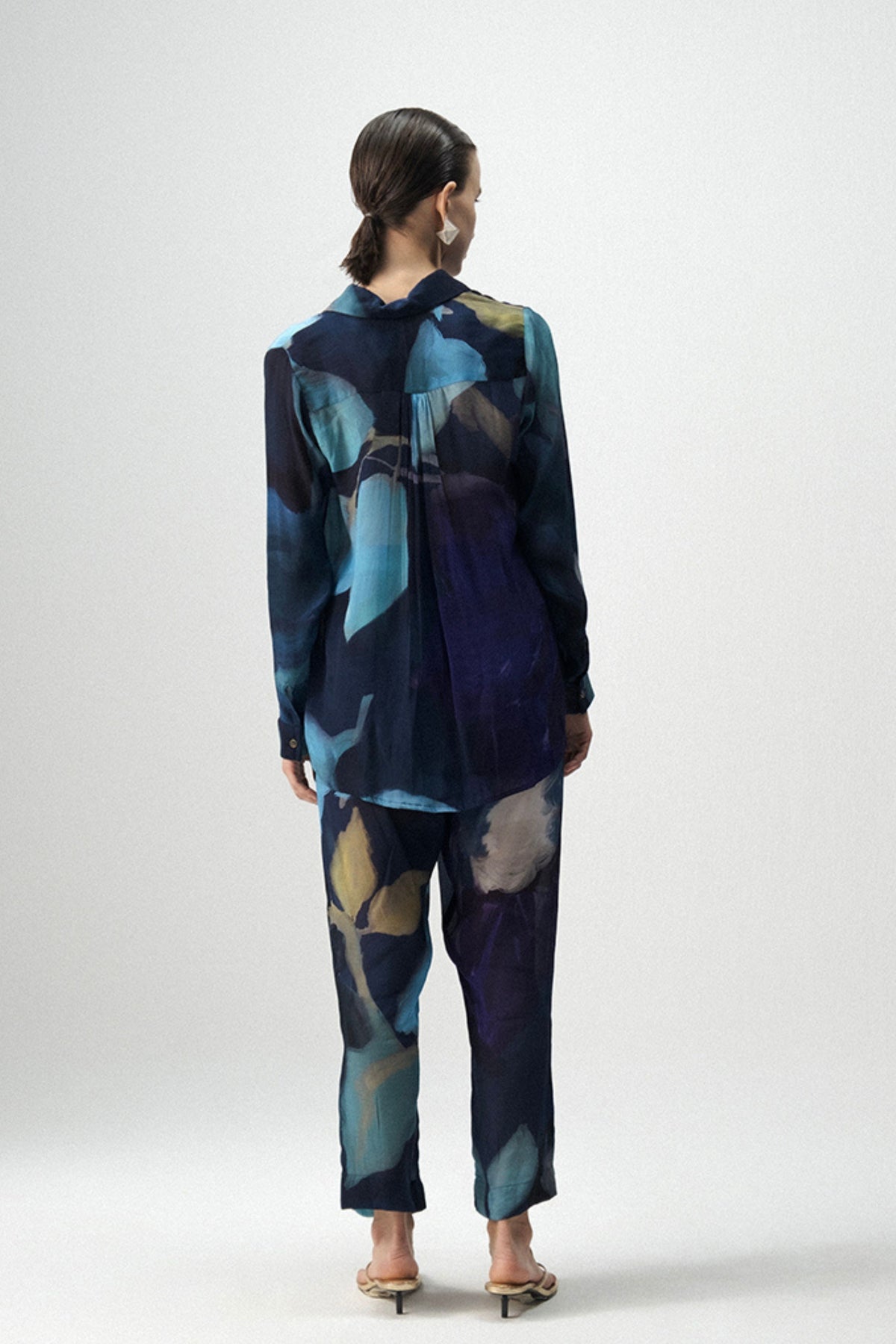 Blue Lagoon Crepe Co-ord