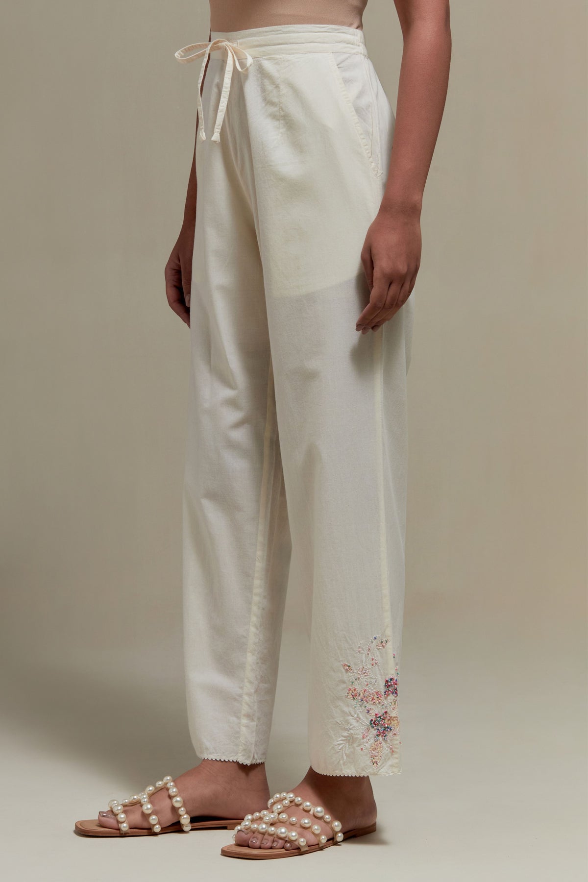Pink Cotton Pants