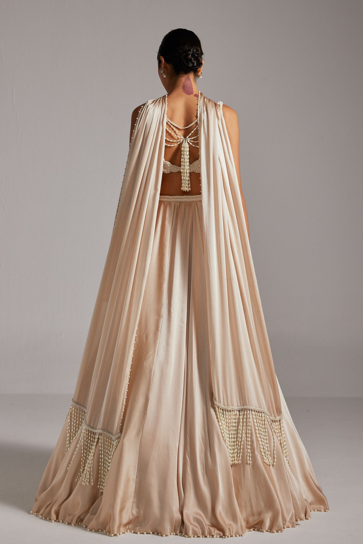 Light Beige OAS Skirt Set