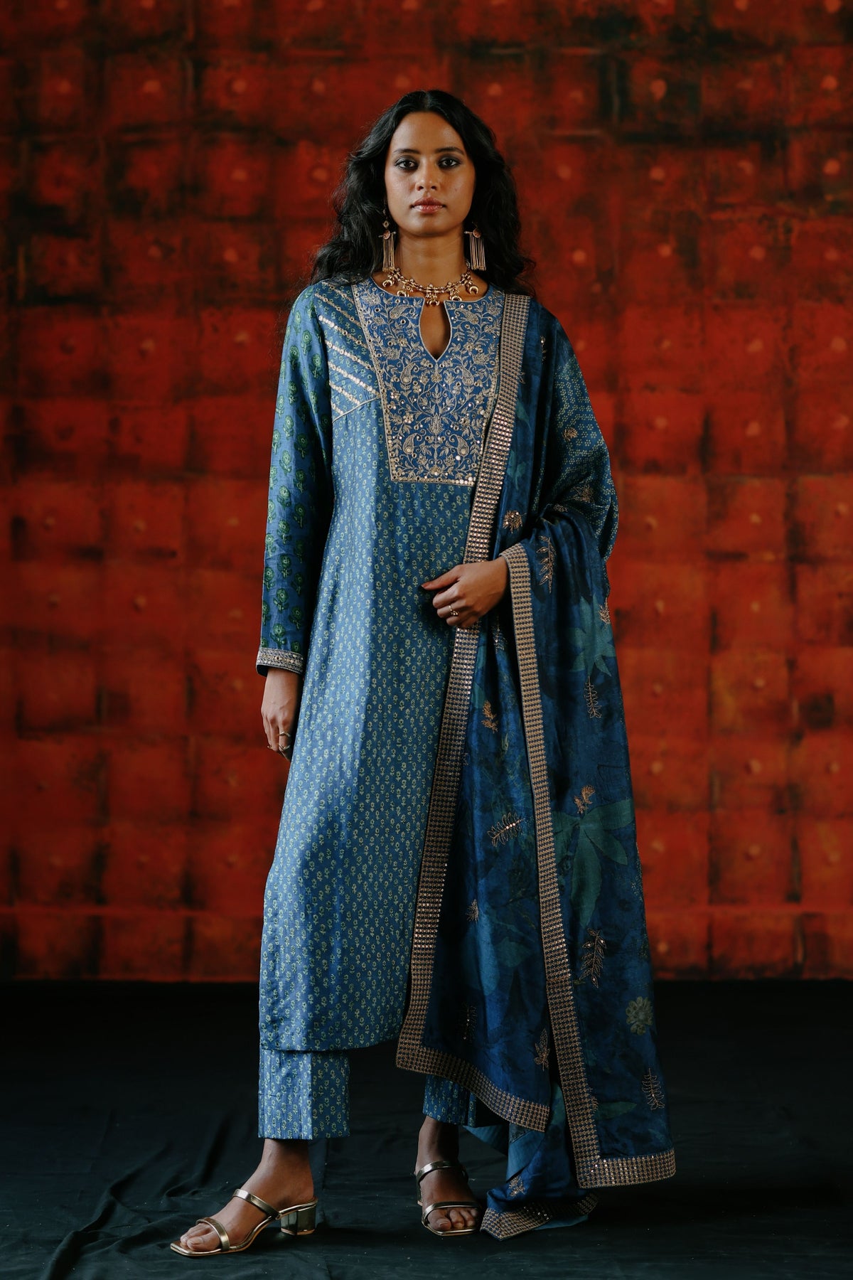 Indigo Kurta Set