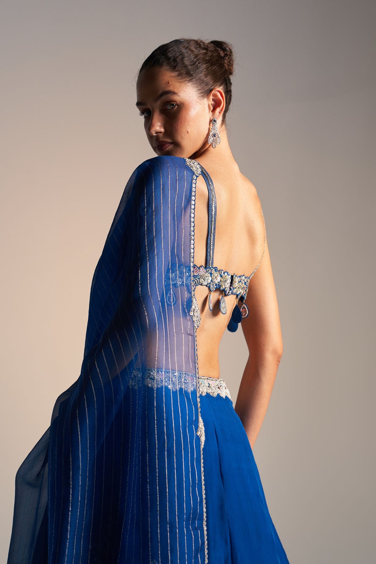 Jade Blue Lehenga Set