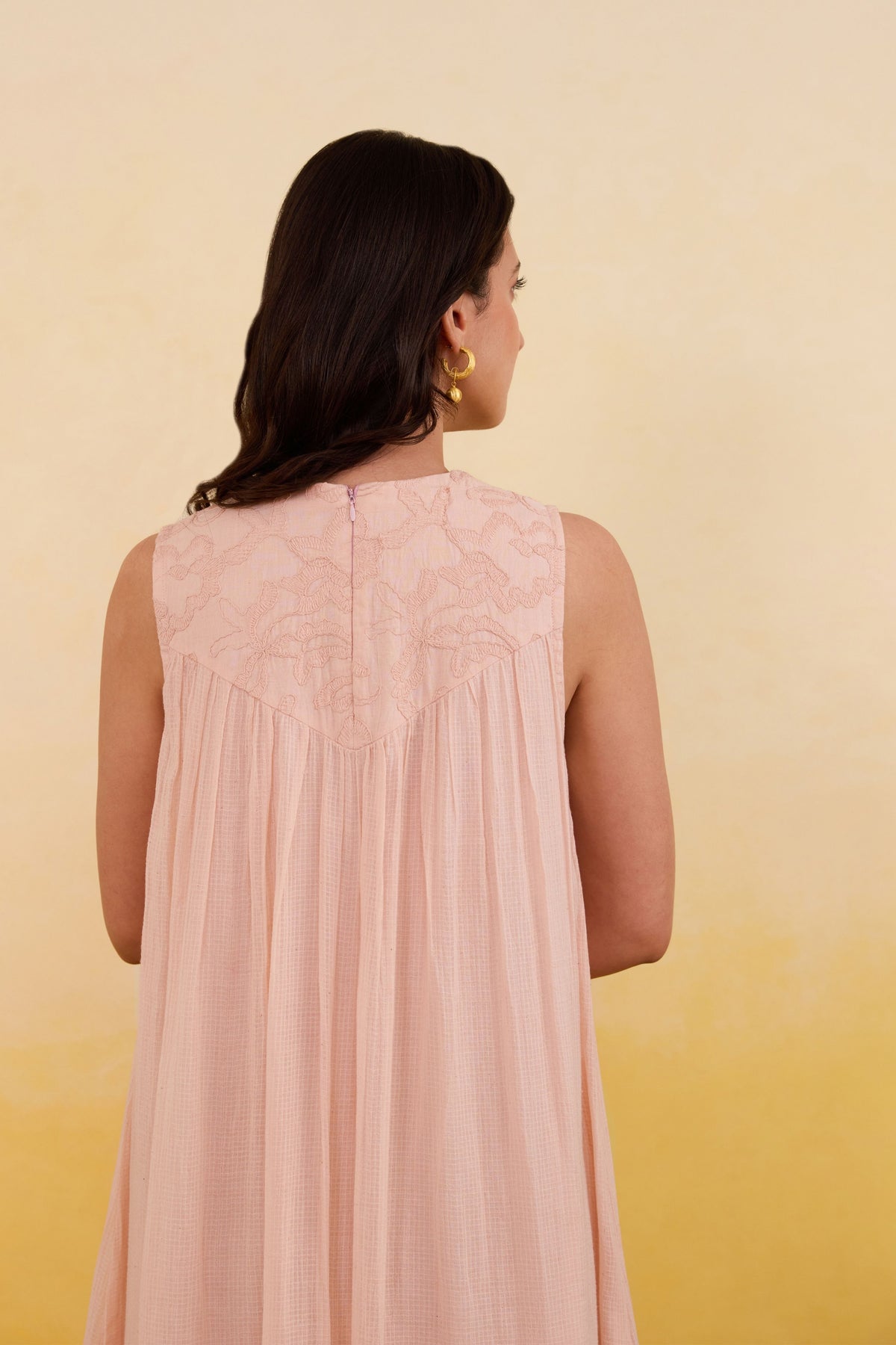 Apricot Bloom Dress