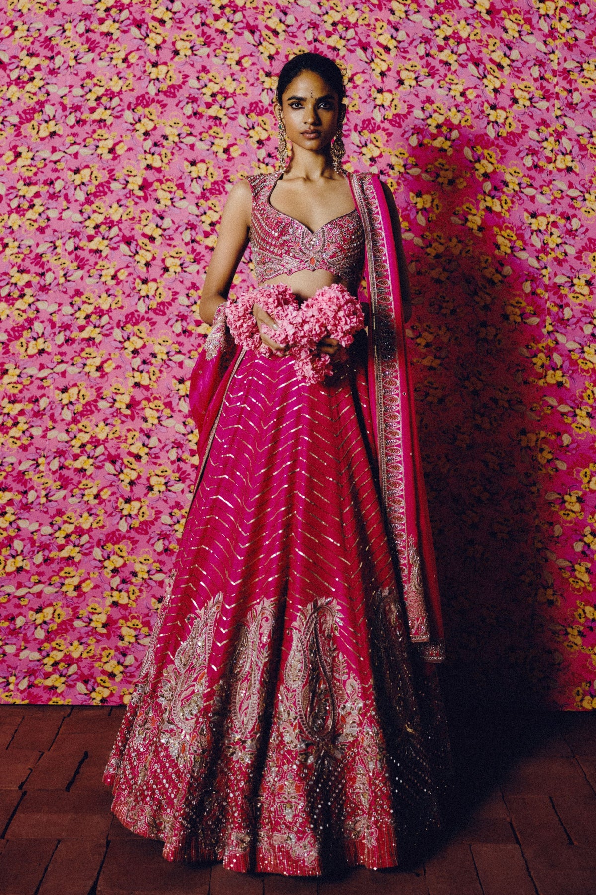 Malar Roja Lehenga Set