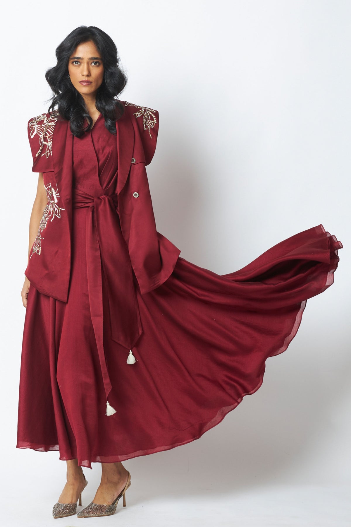 Noah Wrap Jacket Dress Set