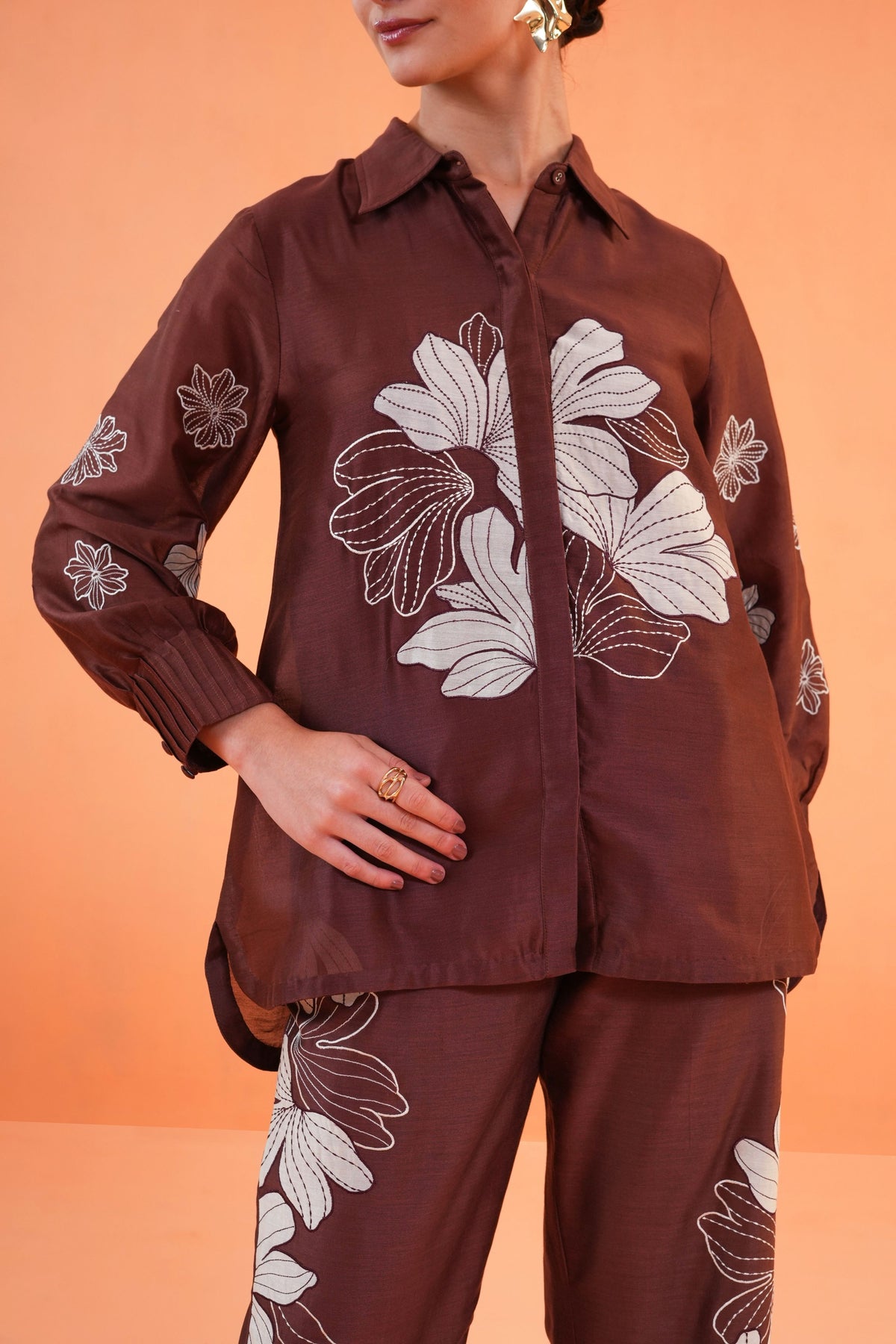 Brown Noir Co-ord Set