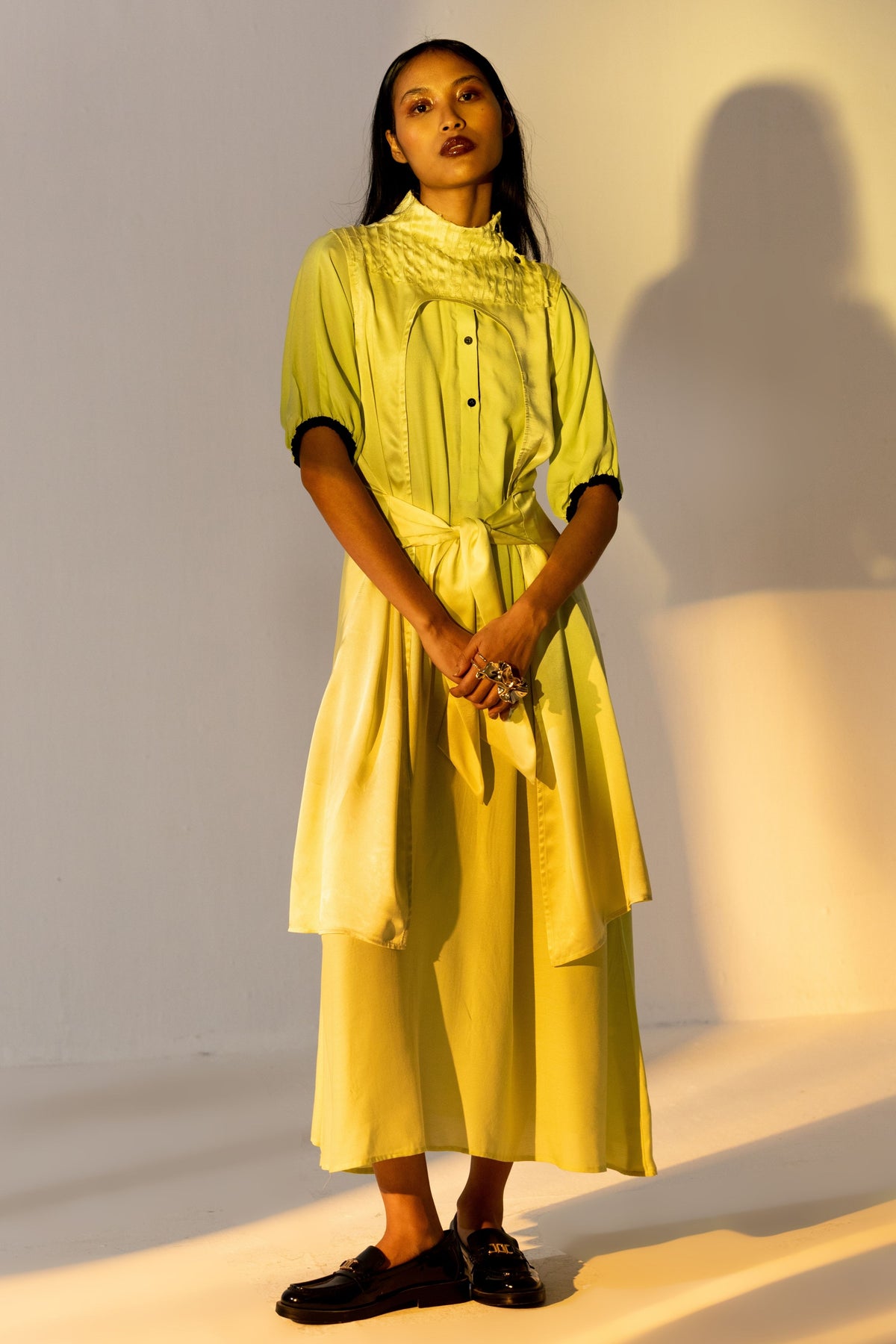 Lime Green Lady Dress