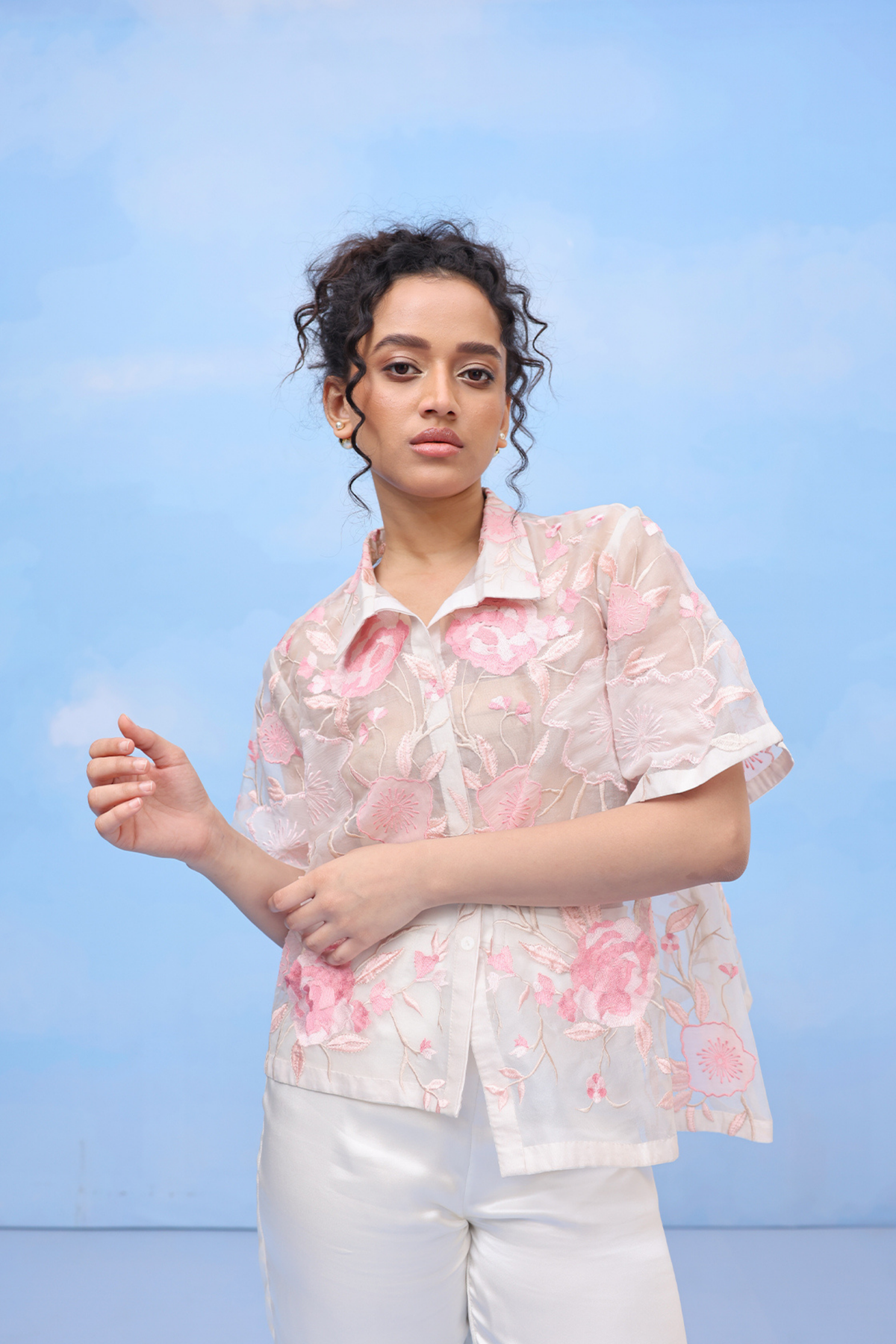 Sweet Dawn Cherry Blossom Shirt