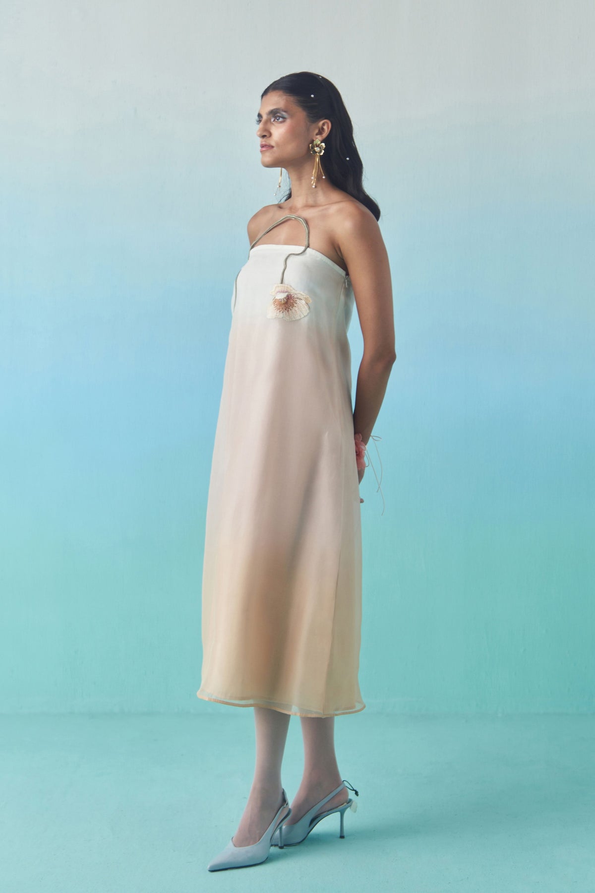 Peach Sorbet Tube Dress