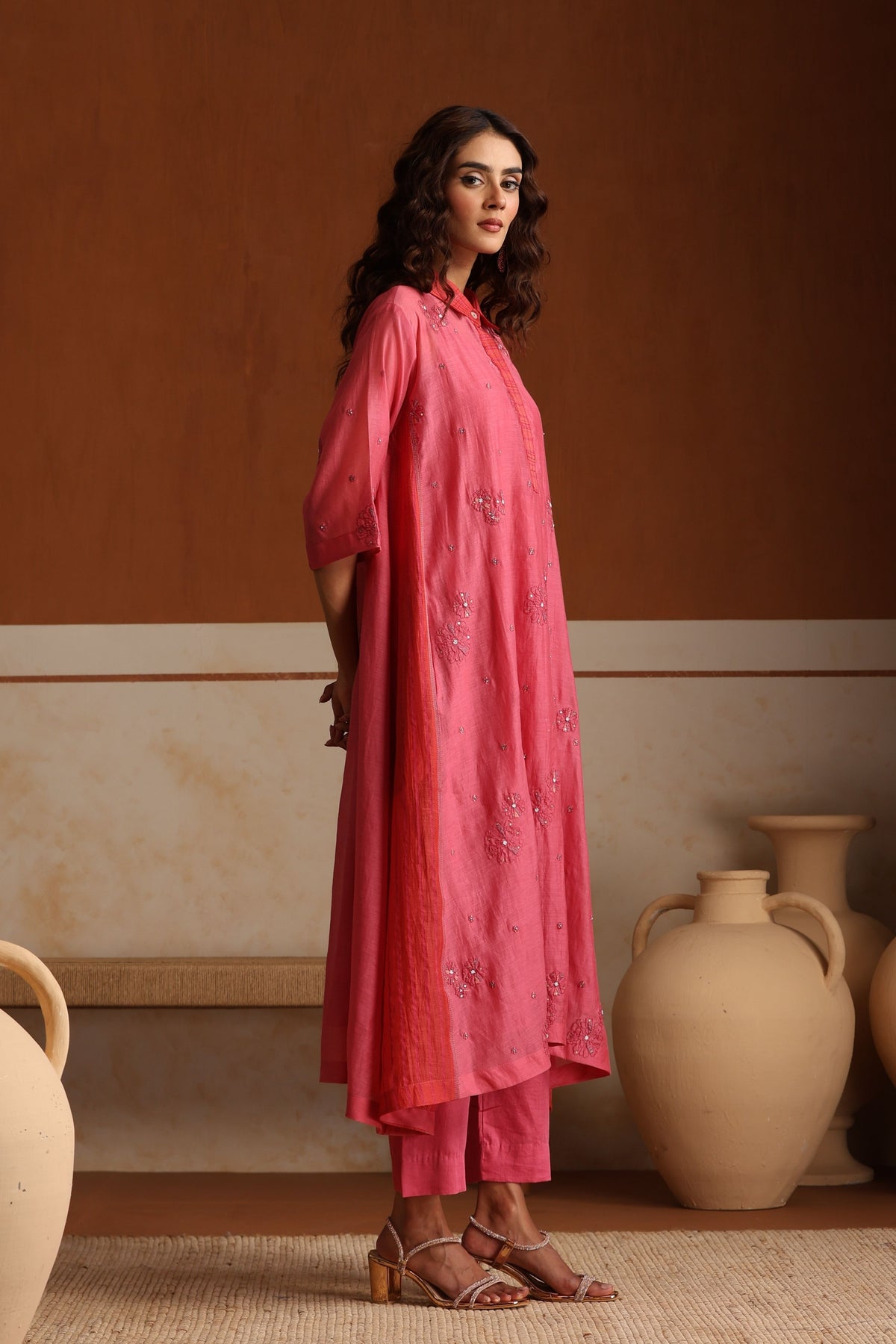 Hibiscus Kurta and Pants
