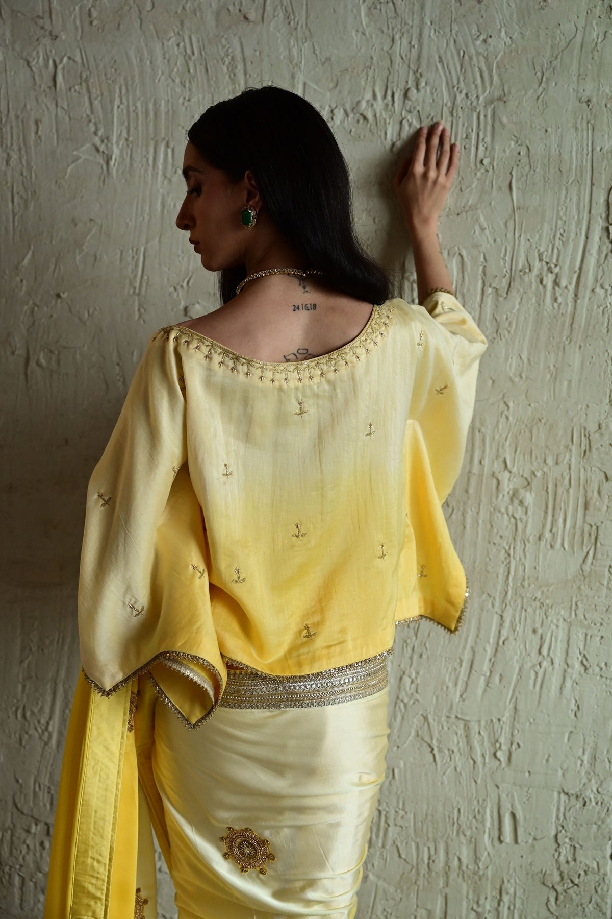 Sunlit Yellow Roop Saree