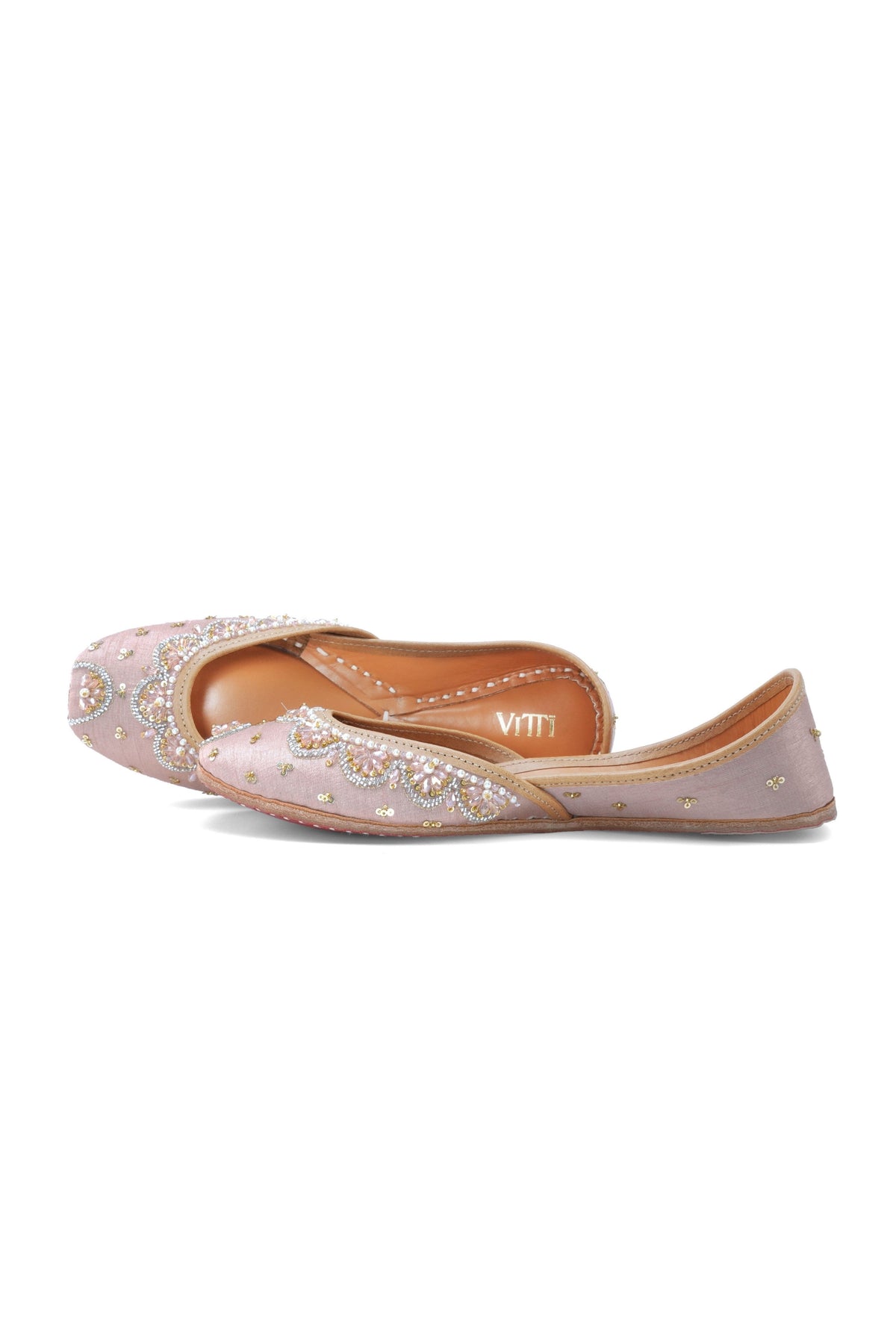 Meher Pastel Pink Juttis