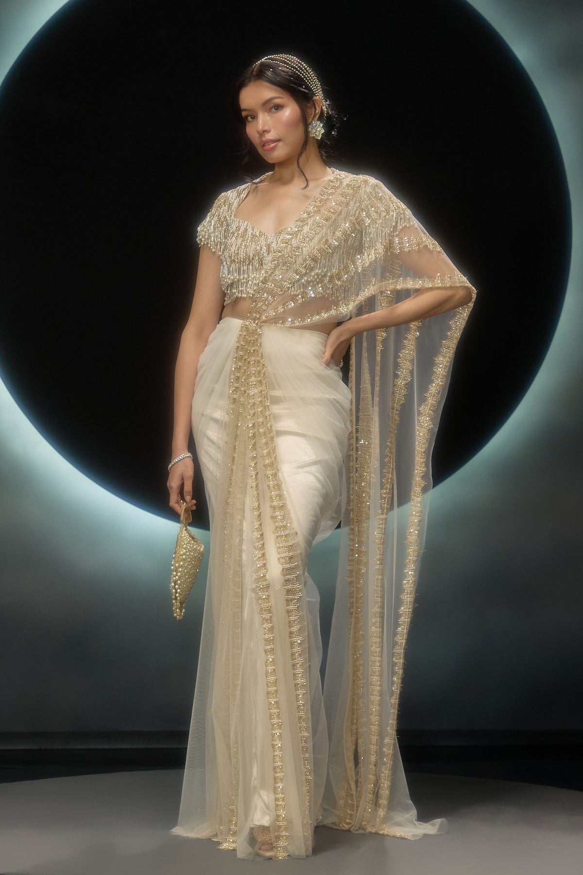 Oreline Draped Saree