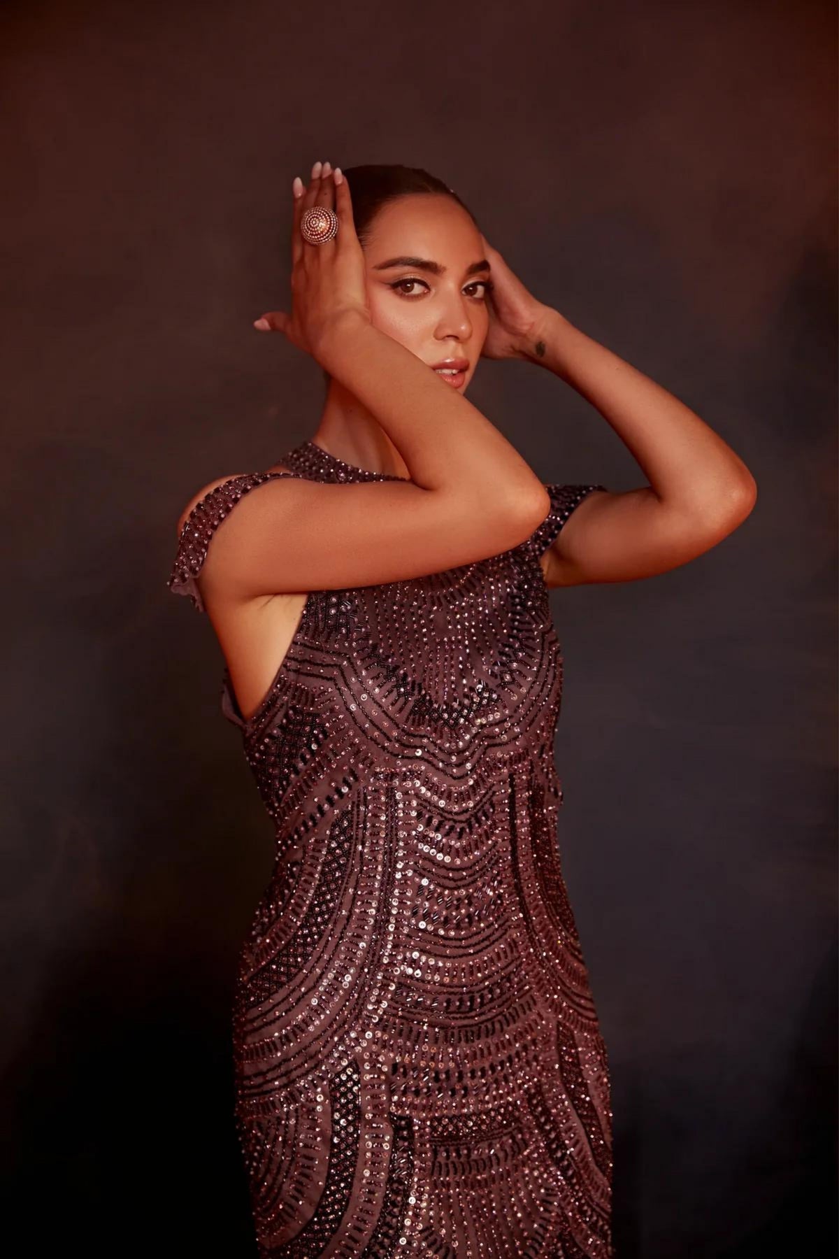 Ilana Dark Mauve Gown
