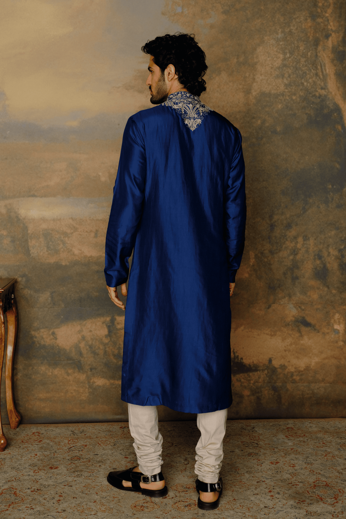 Embroidered Kurta With Chudidar