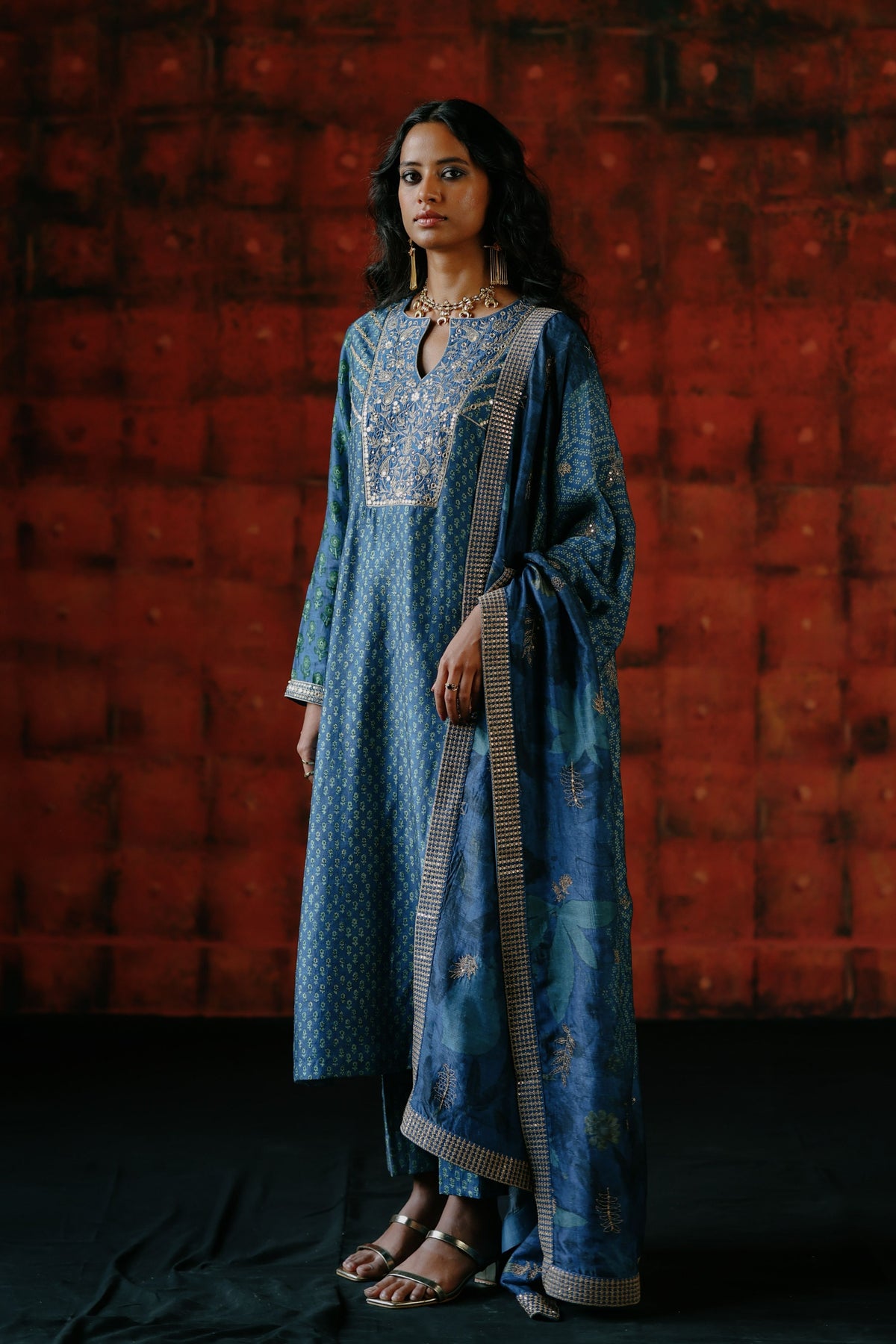 Indigo Kurta Set